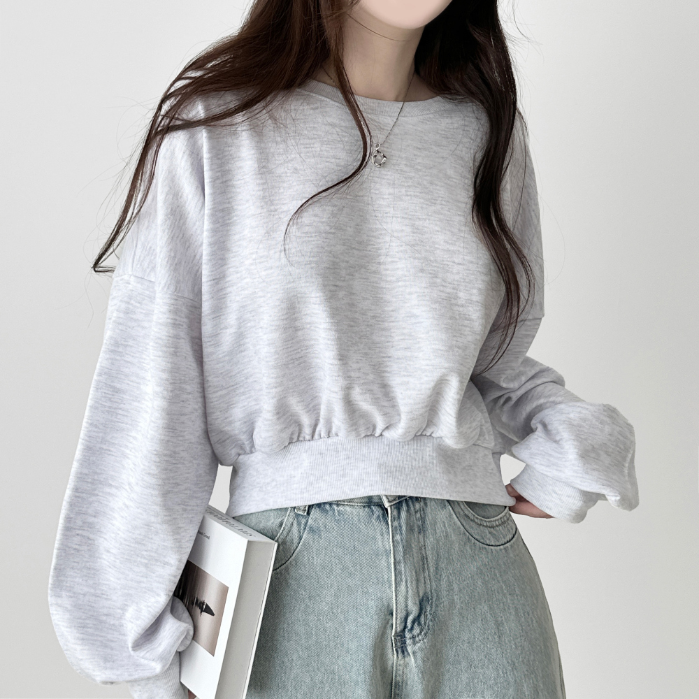 Tear Crop Sweatshirt