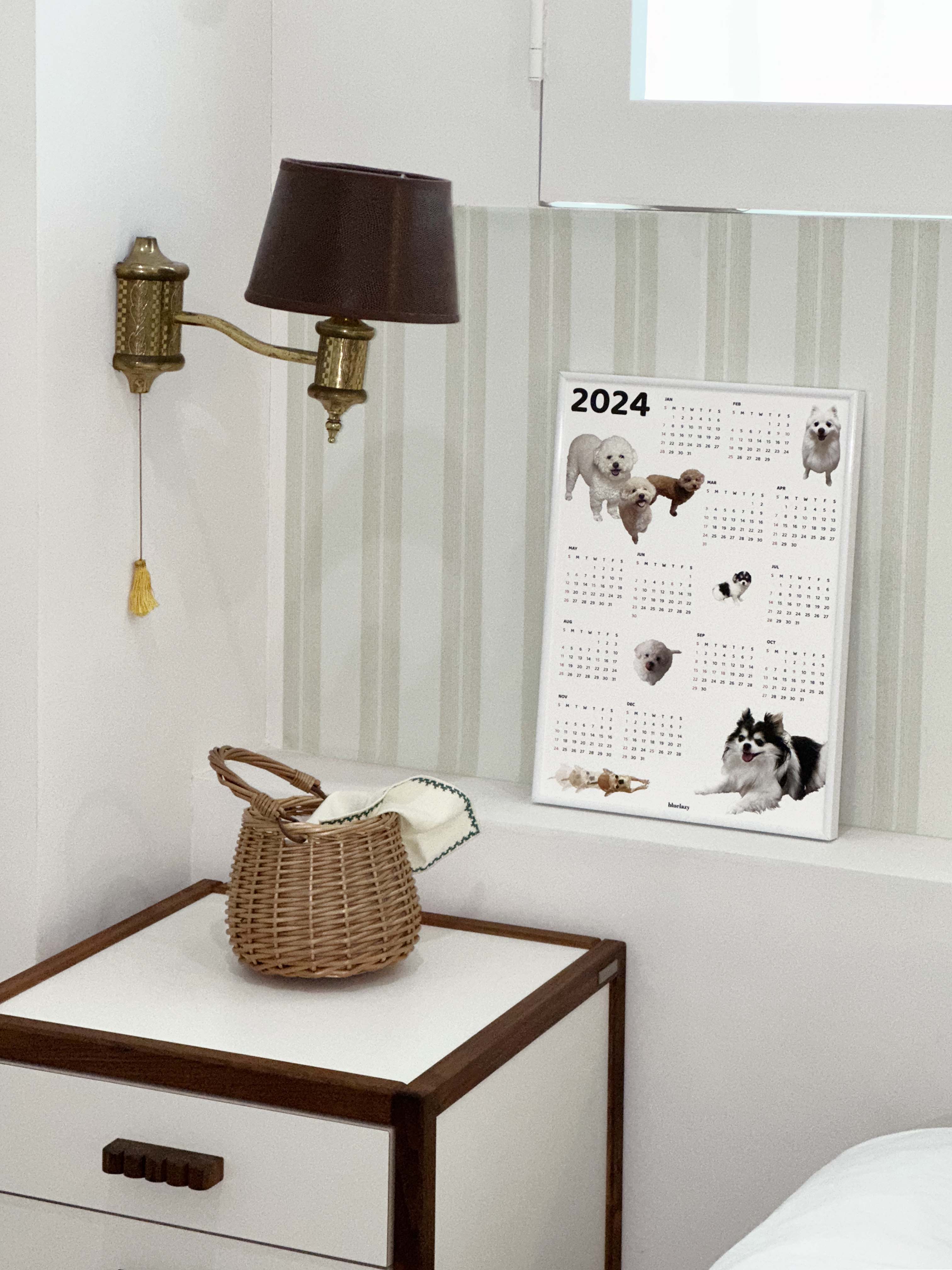 2024 DOG POSTER CALENDAR [A2]