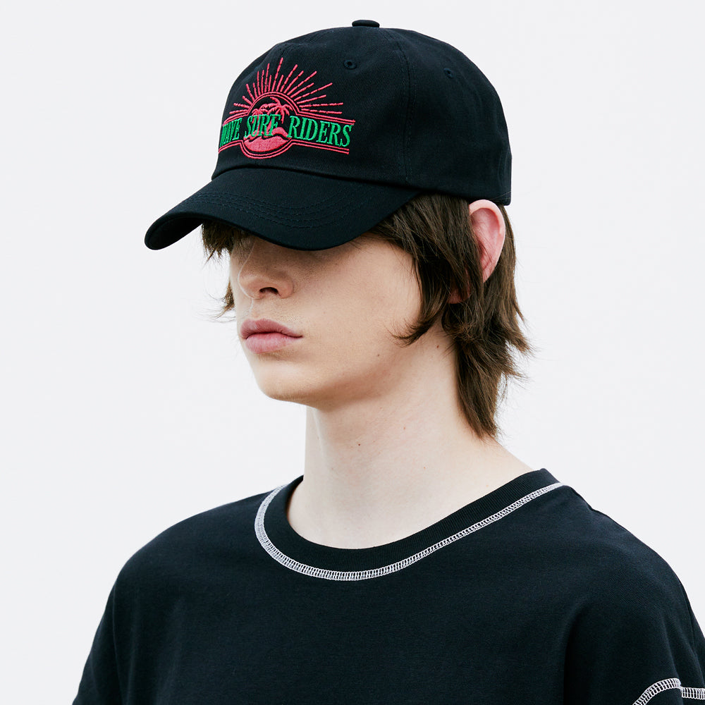 WAVE SURF RIDERS CAP BLACK