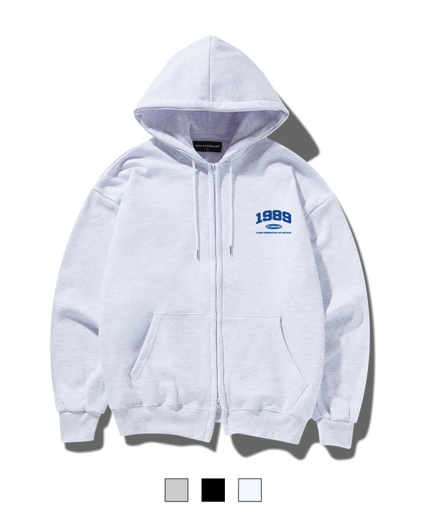 SMALL 1989 hooded zip-up (STJSTD-0012)