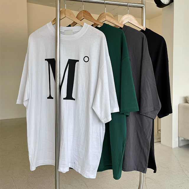 Alphabet M Washing Short T-shirt(4color)