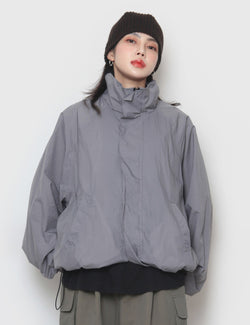 Shell Windbreaker Zip-Up