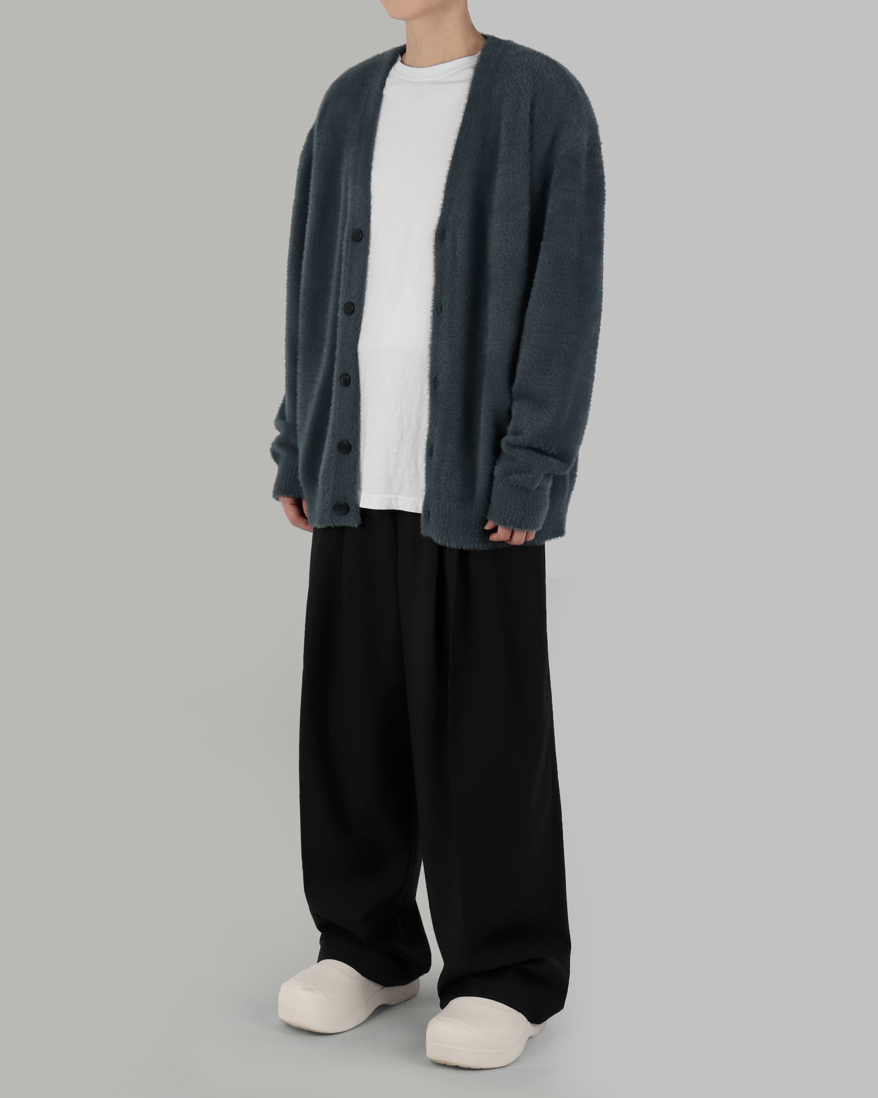 Multi tuck wide slacks