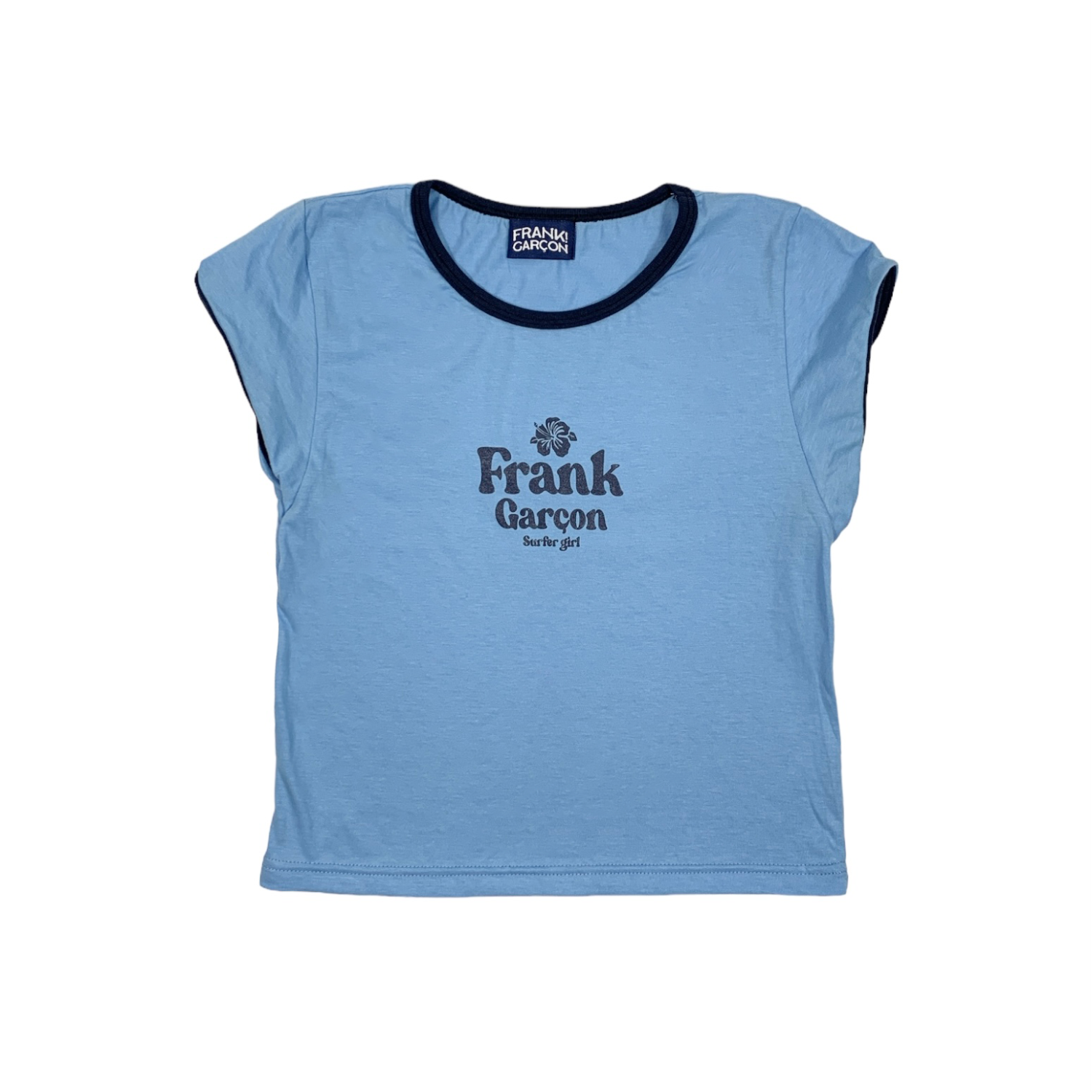 Surfer Girl Baby Tee (Blue)