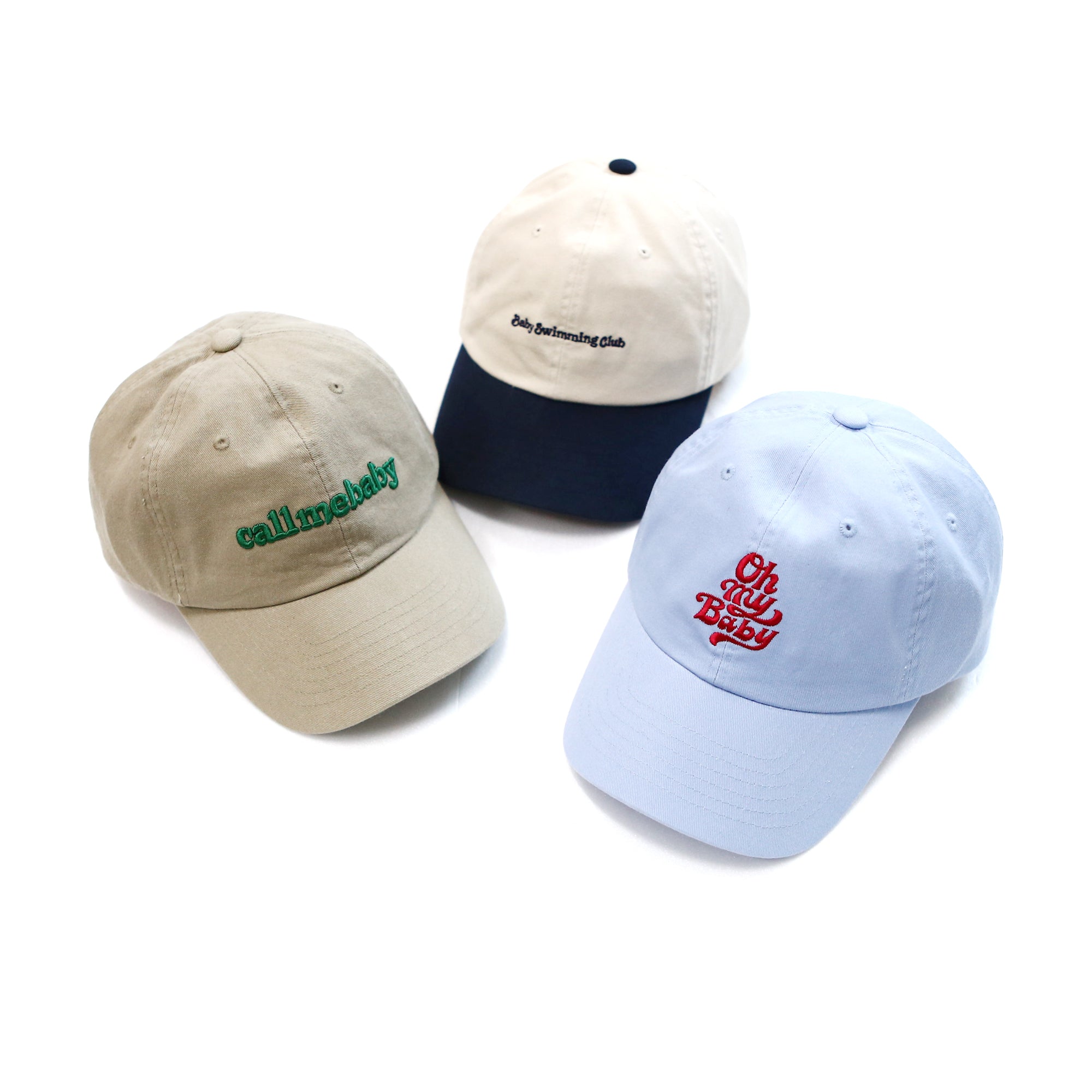 [Call me baby] Oh My Baby Embroidery Ball Cap