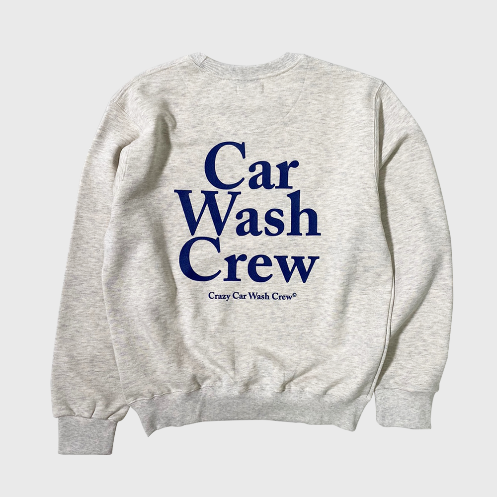 CAR WASH CREW SWEATSHIRTS OATMEAL