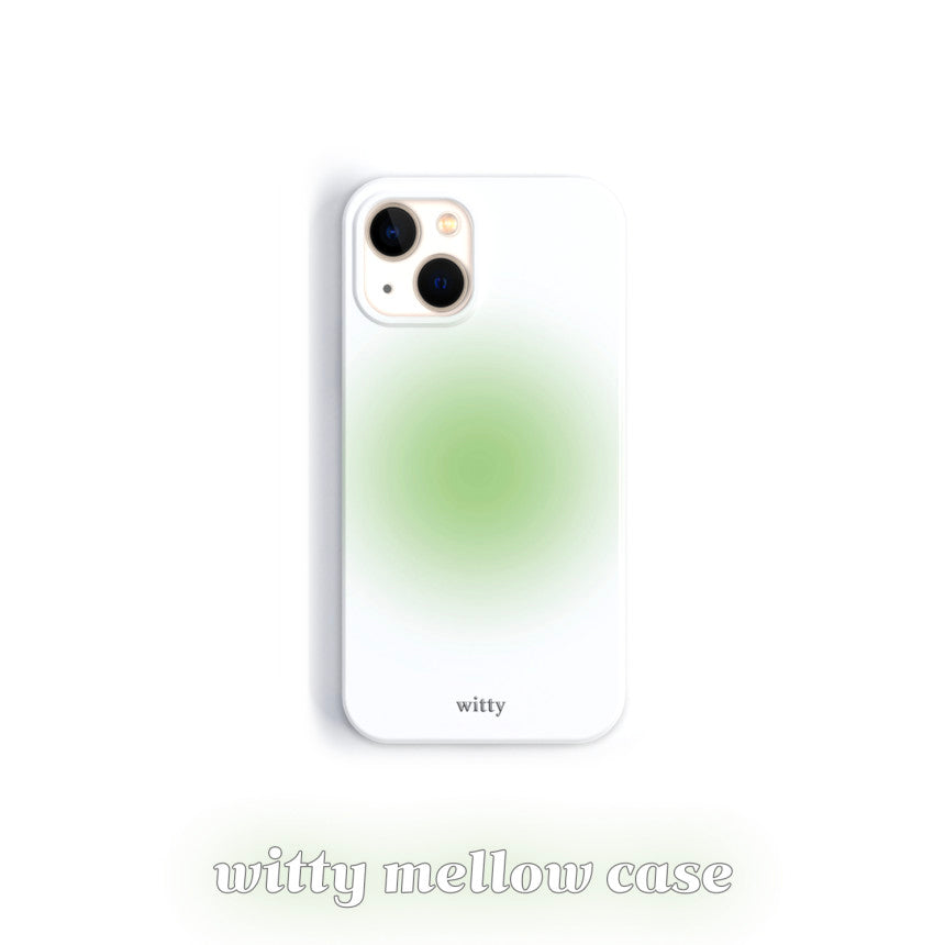 witty mellow phone case (green)