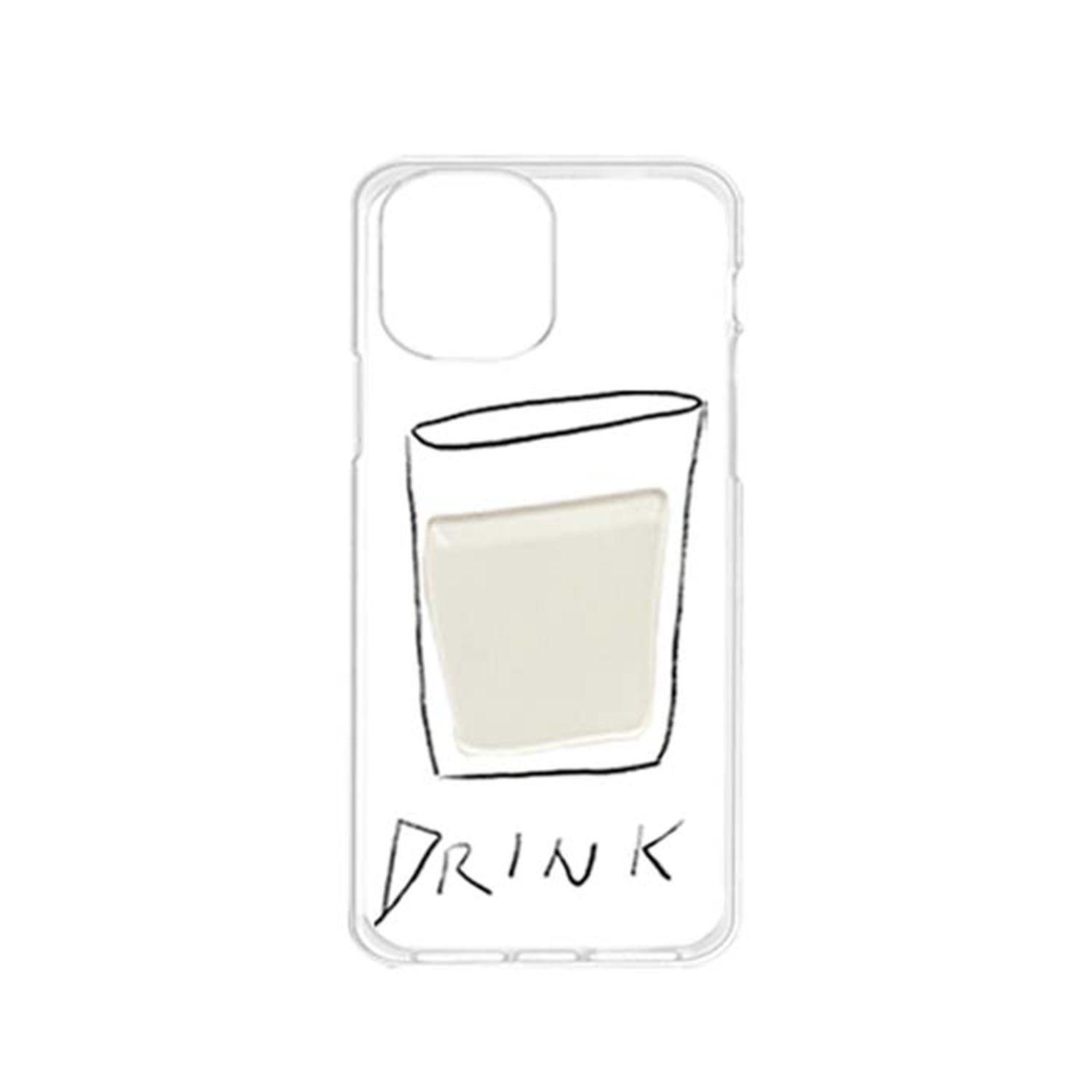 [SET] Drink series : glass phonecase + griptok