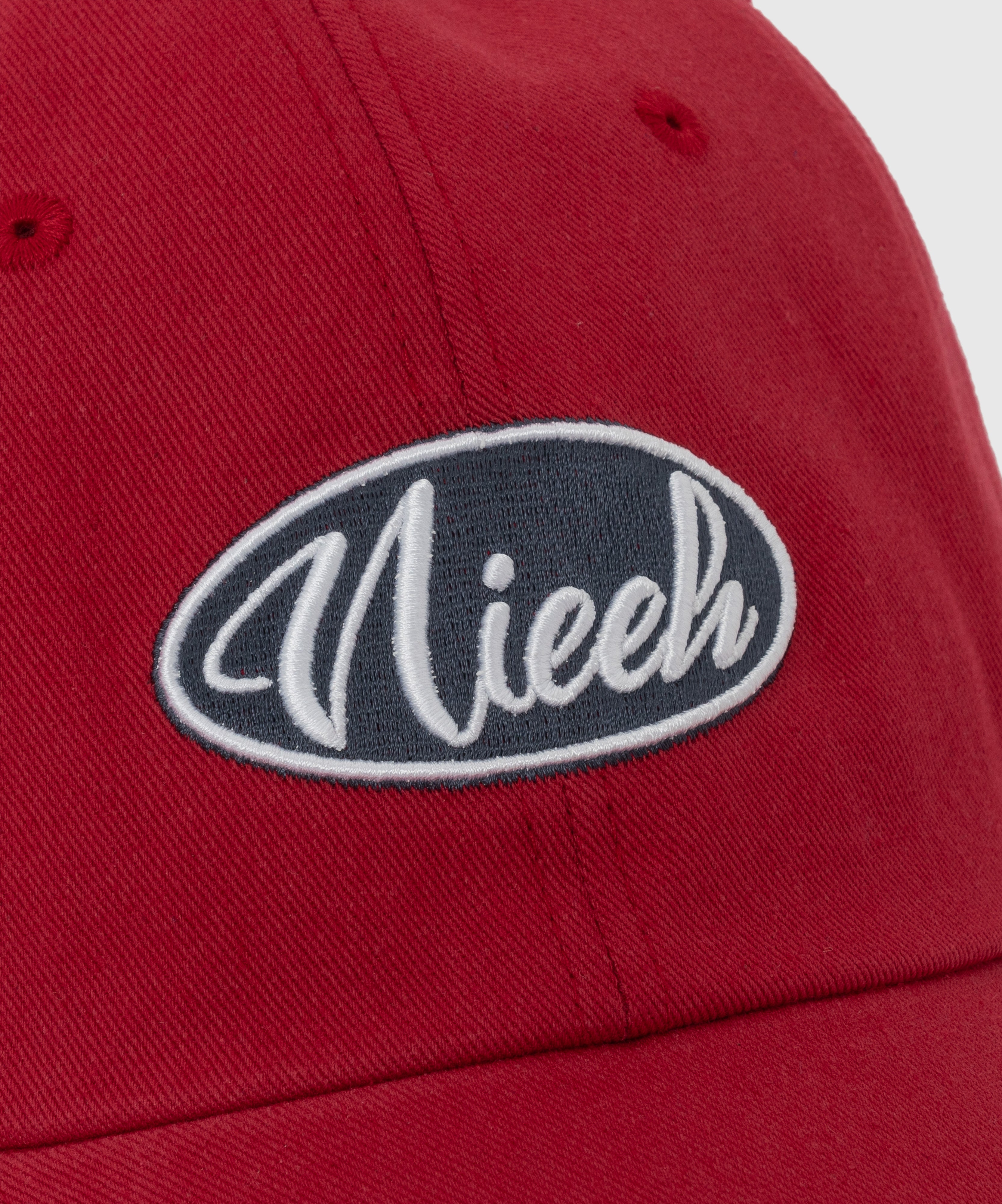 Signature round logo cap_Red