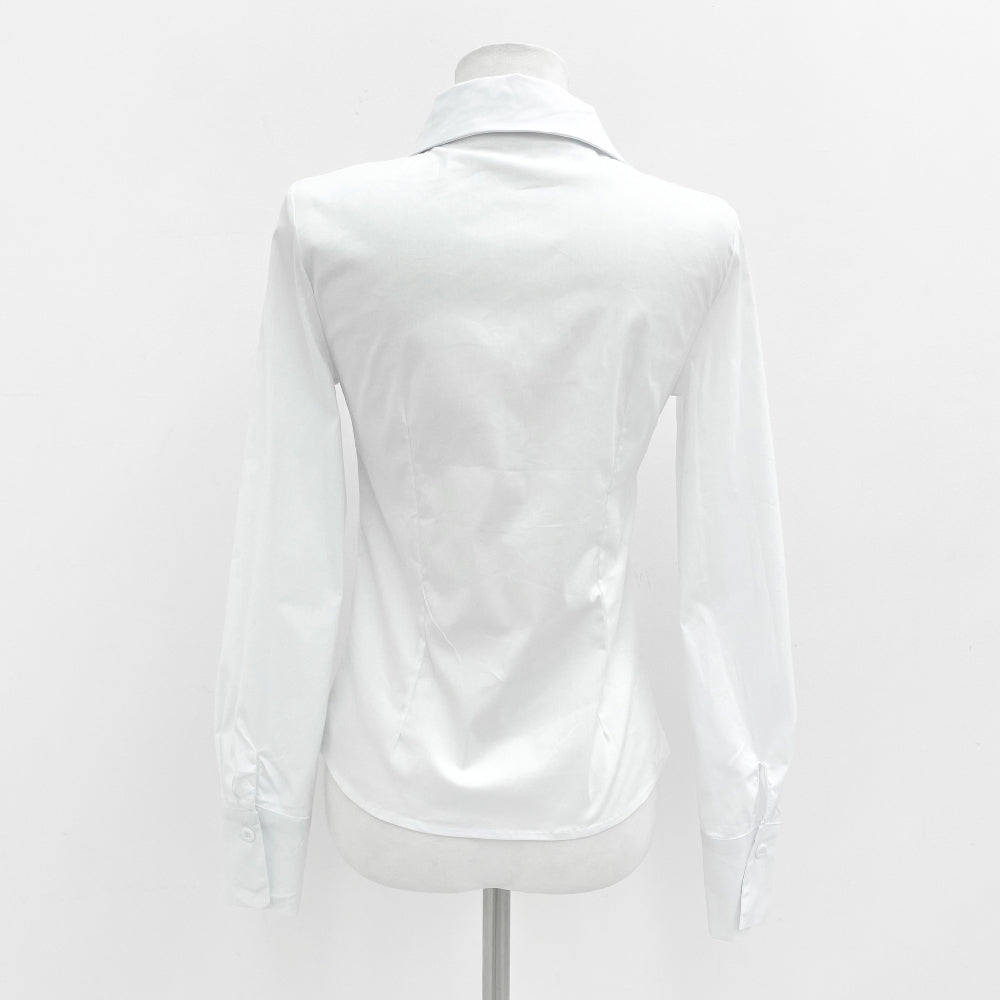 Double shirring shirts blouse (2 Color)