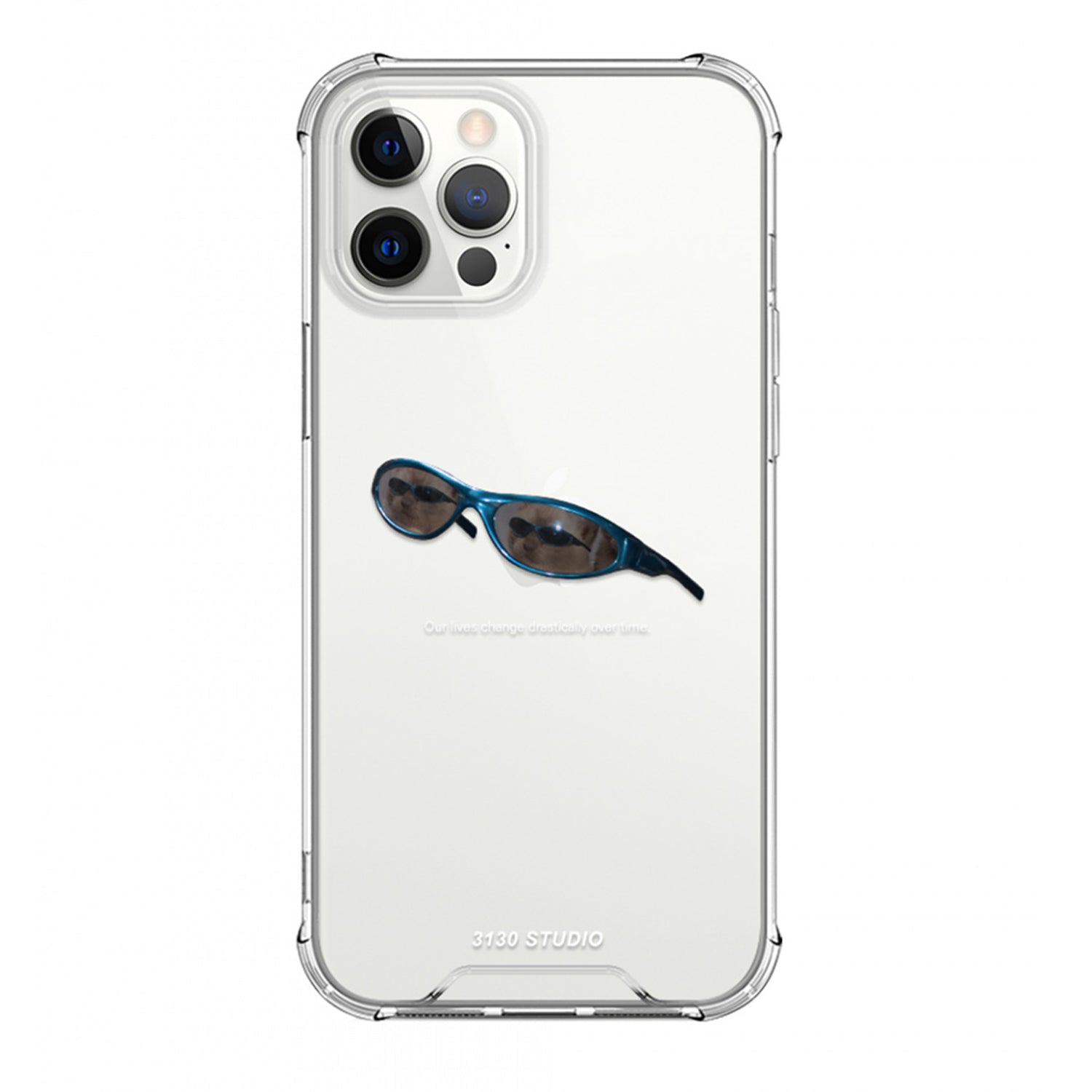 sunglass blue cat case_white