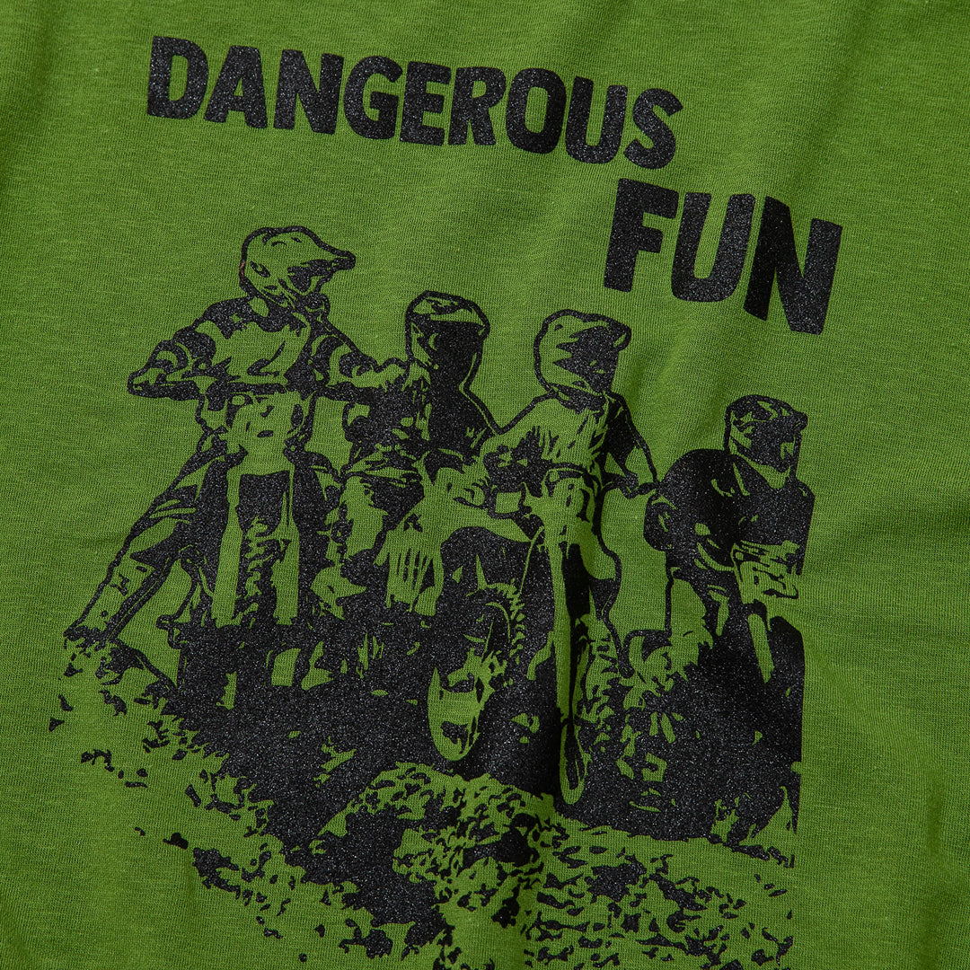 DANGEROUS FUN long-sleeved T-Shirt (GREEN)
