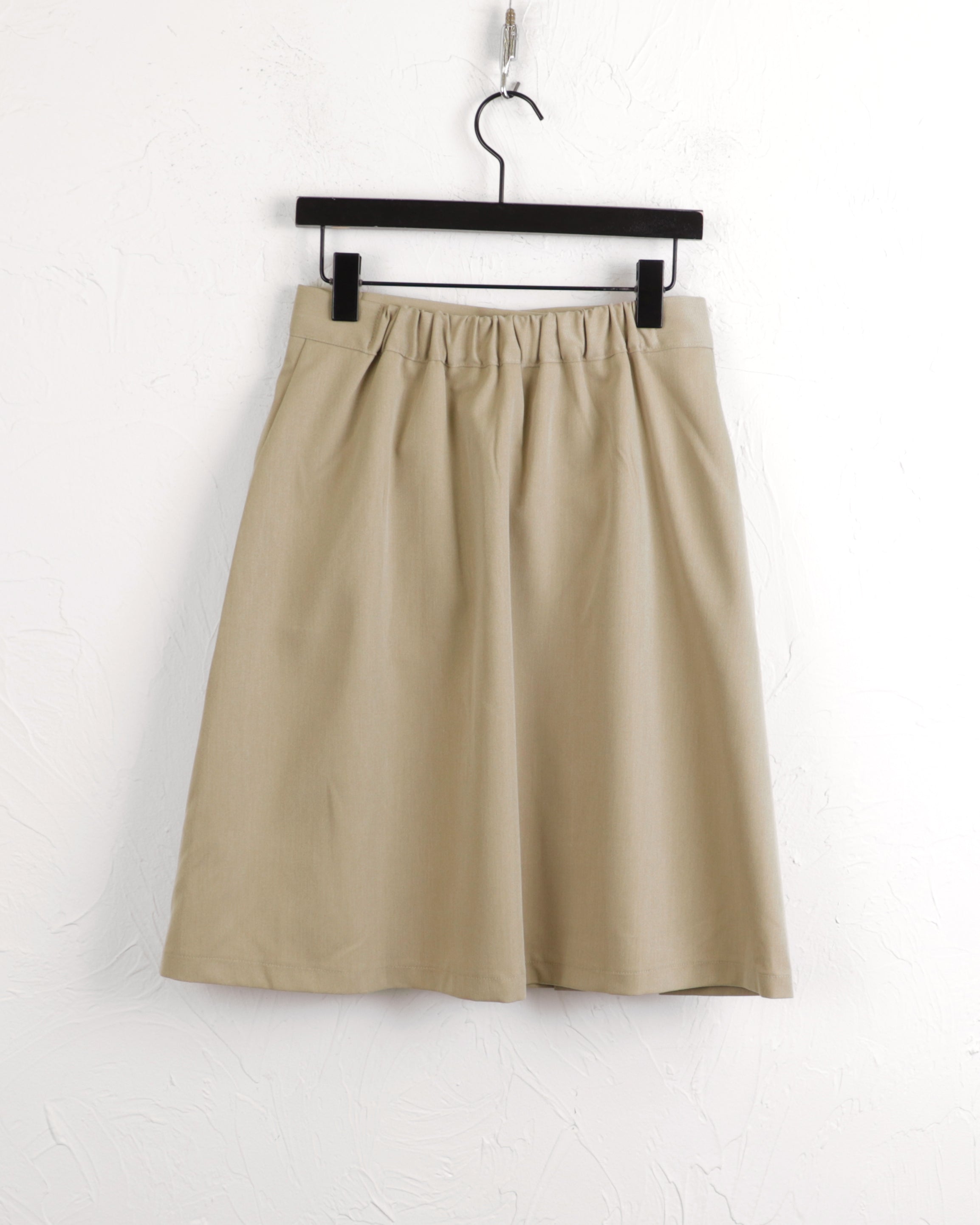 Badin Bijo Pocket Pleated Cotton Midi Skirt