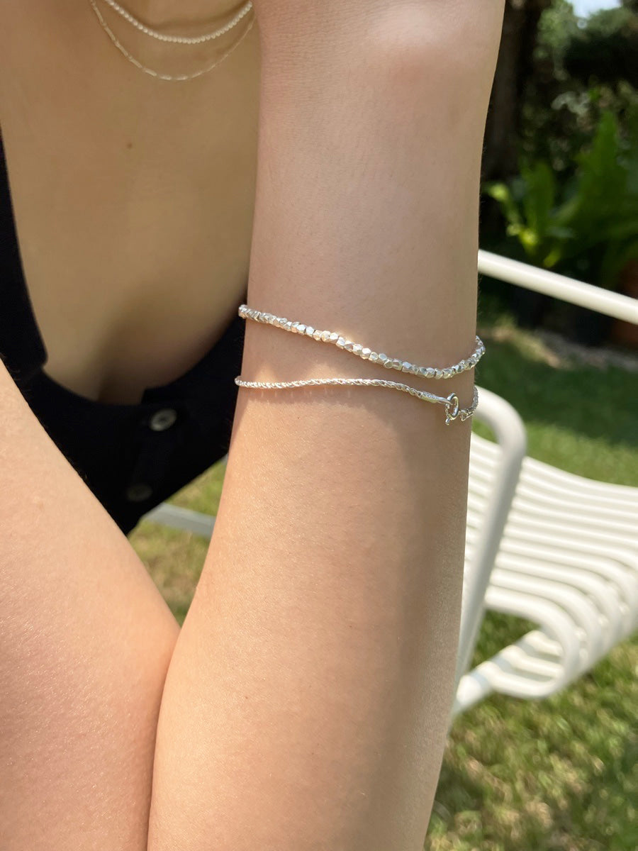 [92.5silver] cane bracelet