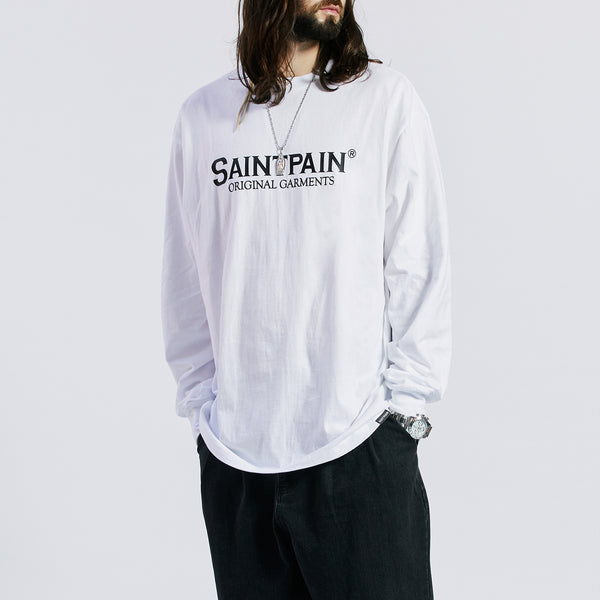 SP ORIGINAL LOGO LONG SLEEVE-WHITE