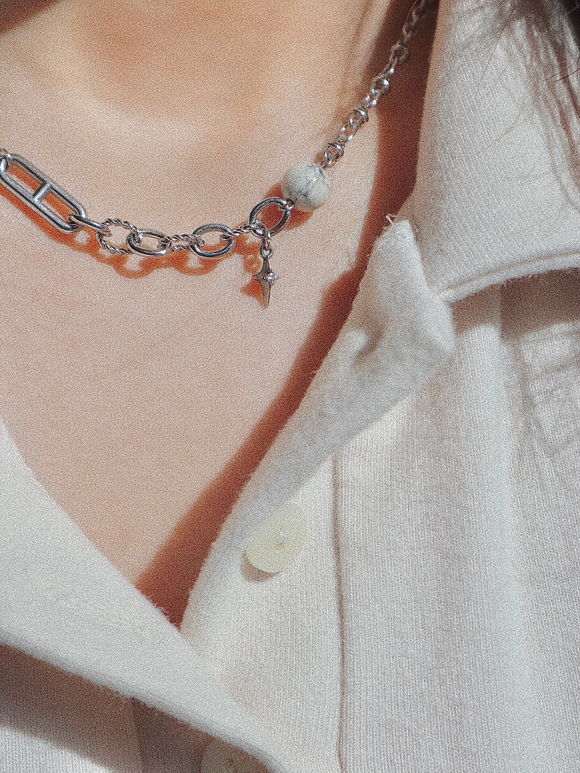 Type 3 Chain Starlight Stone Choker Necklace