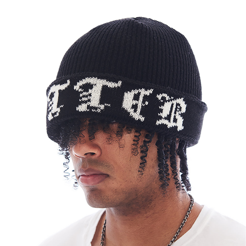 GOTTERGALLERY GOTHIC BEANIE_BK