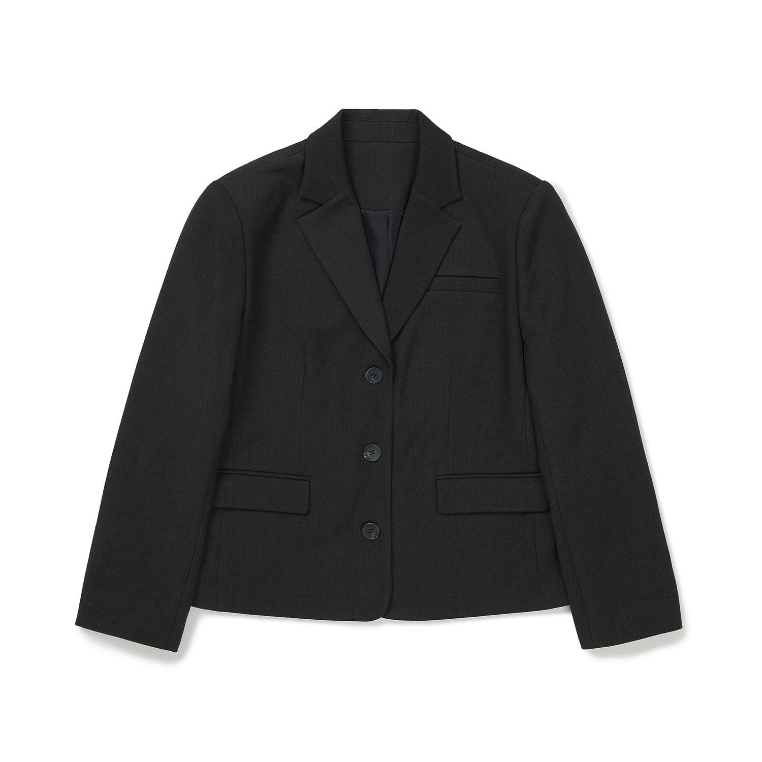 クラシックセミオーバージャケット / Classic Semi-over Jacket	[CHARCOAL]