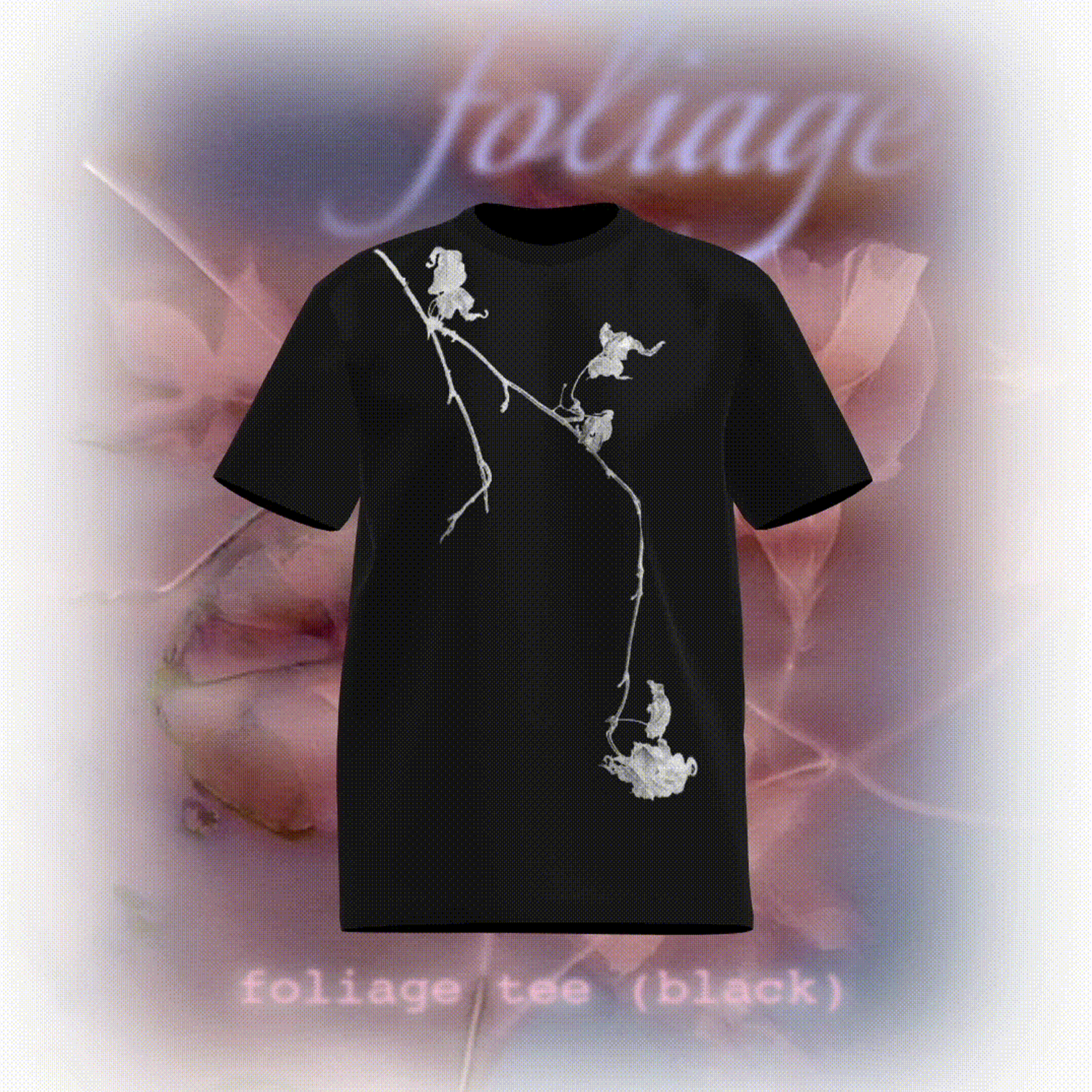 Foliage tee ( White