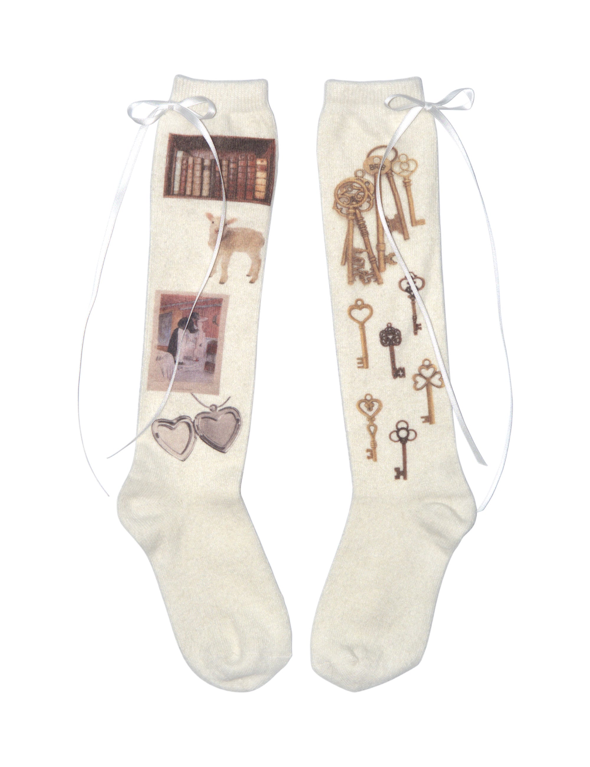 Like Fairy Tale Ribbon Socks