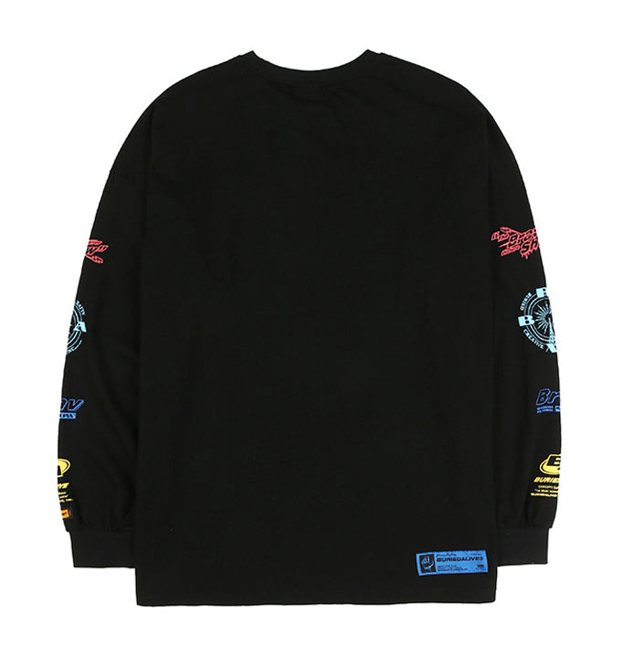 BA ARM LOGO LONG SLEEVE BLACK