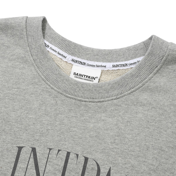 SP GRACEFUL CREW NECK-MELANGE GRAY