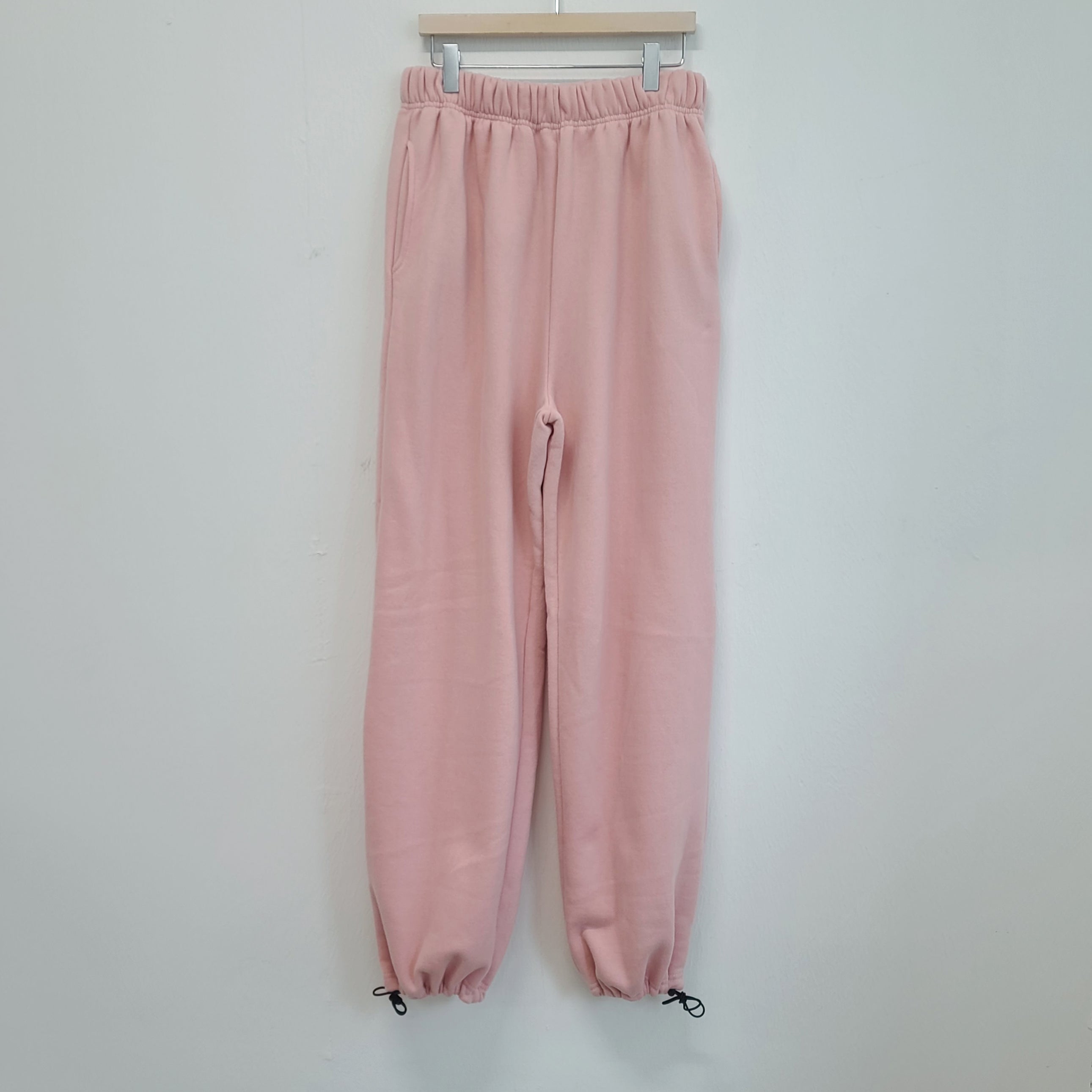 Macaron Hem String Two-Way fleece napping Jogger Pants