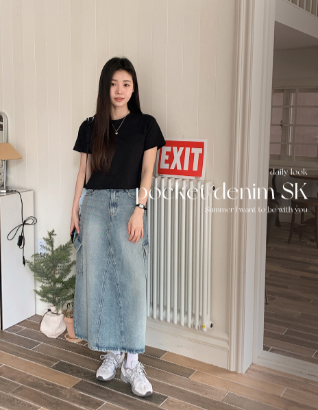 大人気☆ Newjeans着用Nodressスモーキーグレーサイドスリット入りミニ