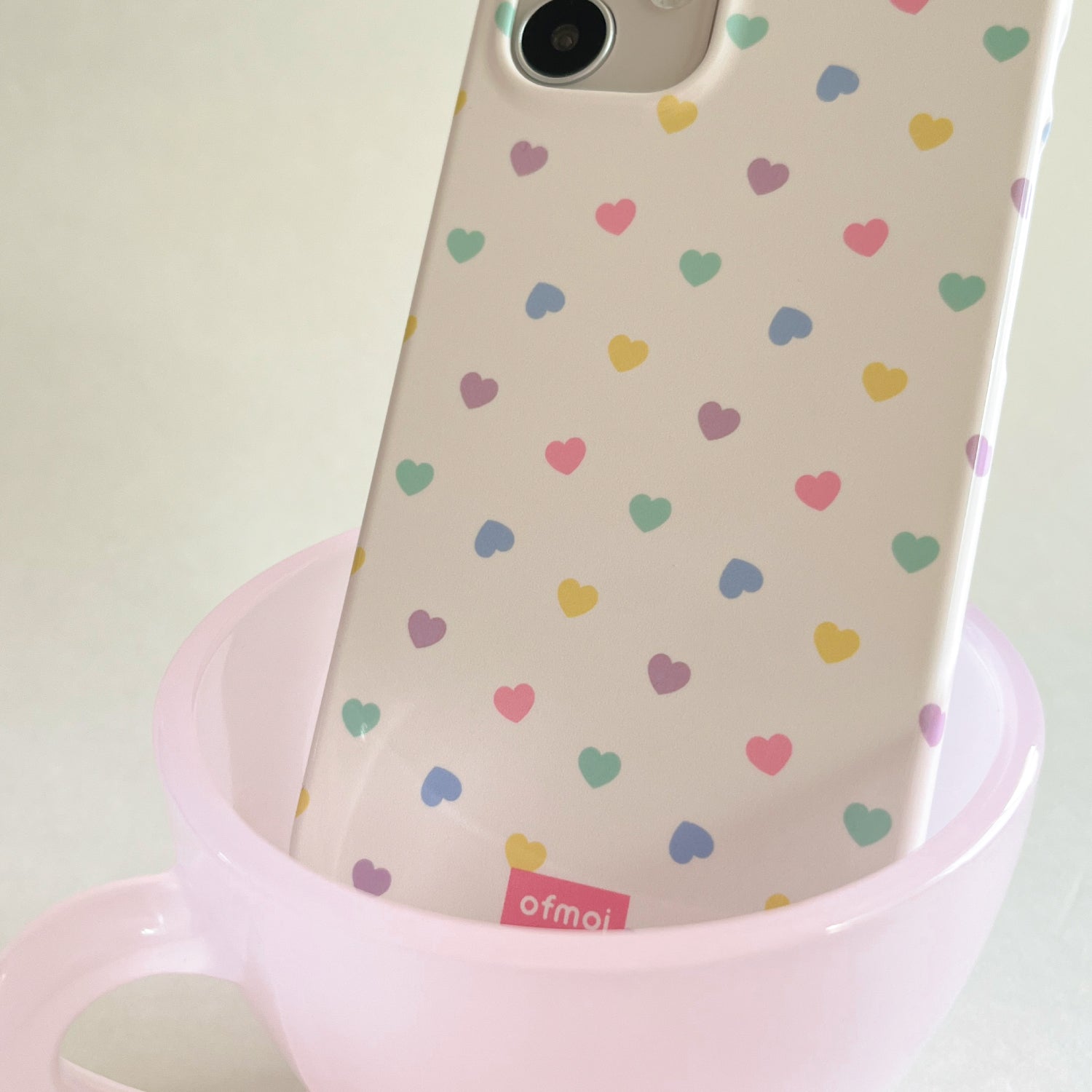 heart jelly hard glossy phone case