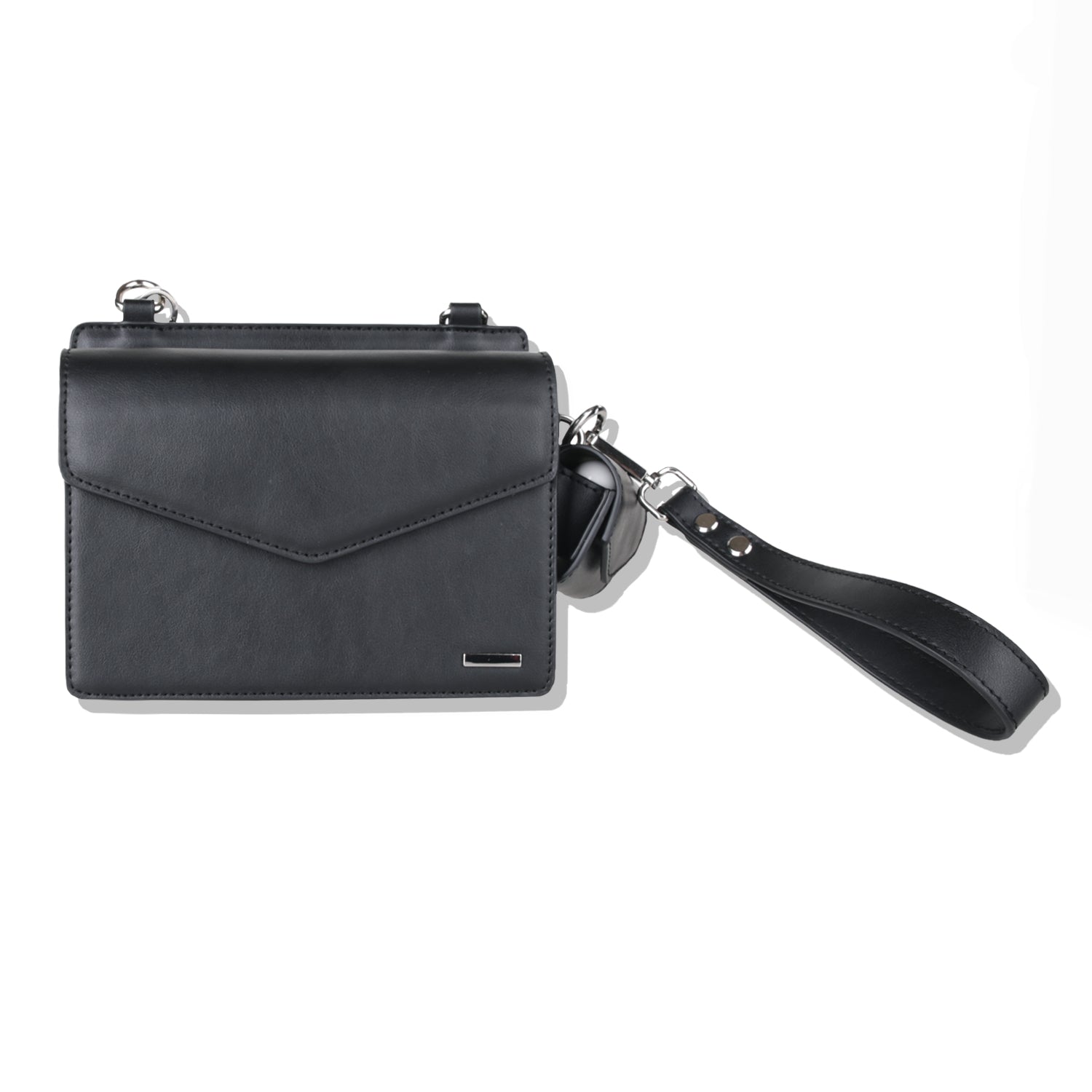 WIDTH SQUARE LEATHER MINIMAL BAG