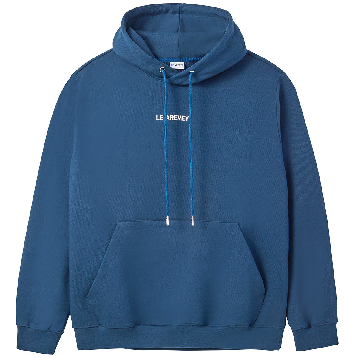 LE AREVEY ORIGINAL LOGO HOODIE INDIGO BLUE