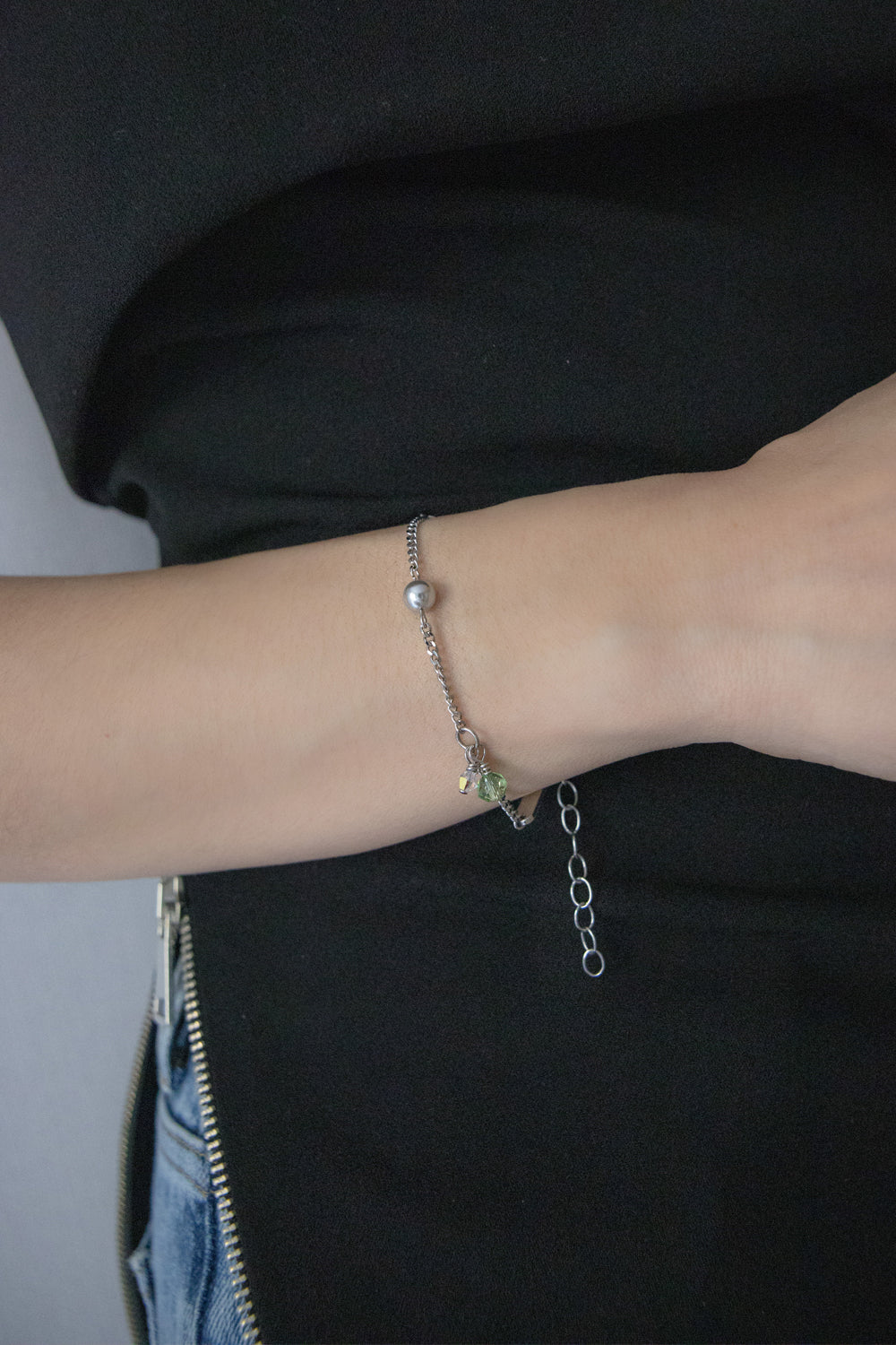 Applegreen point mix chain surgical bracelet