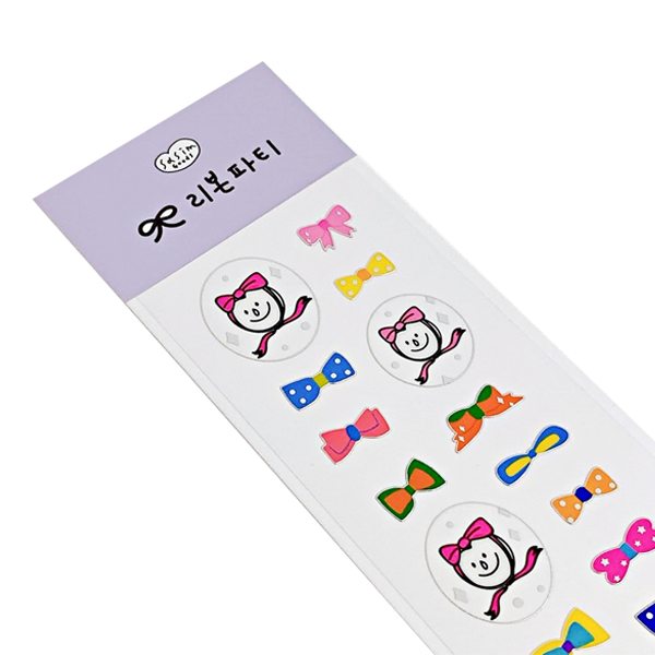 RIBBON PARTY SEAL STICKER