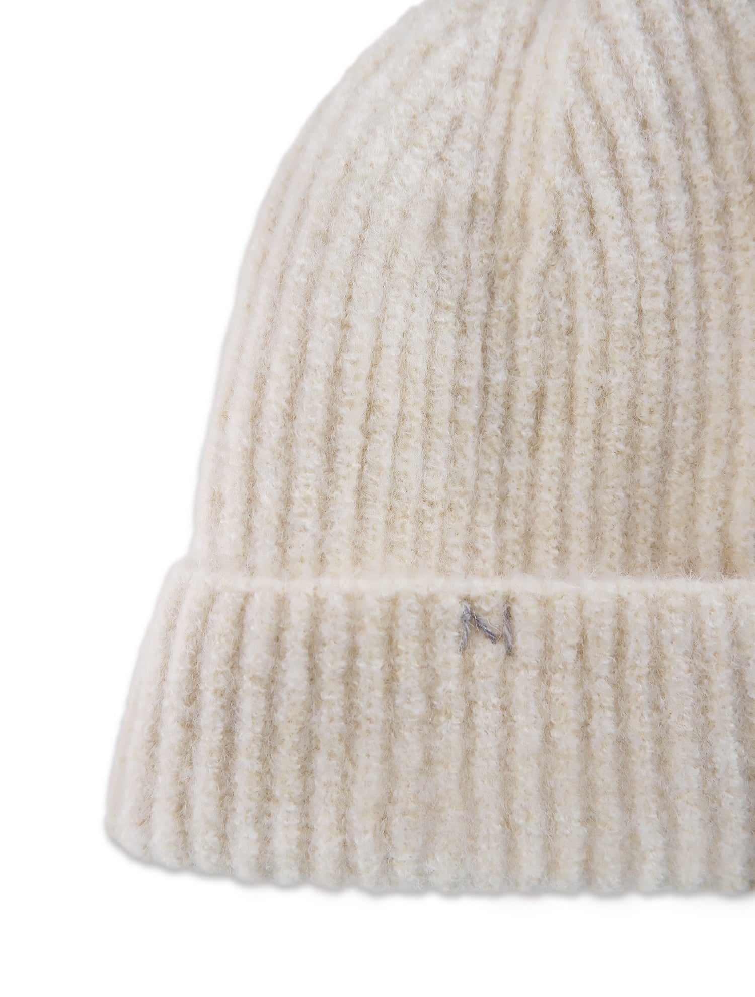 Seam Out Hand Stitch Beanie / Oatmeal