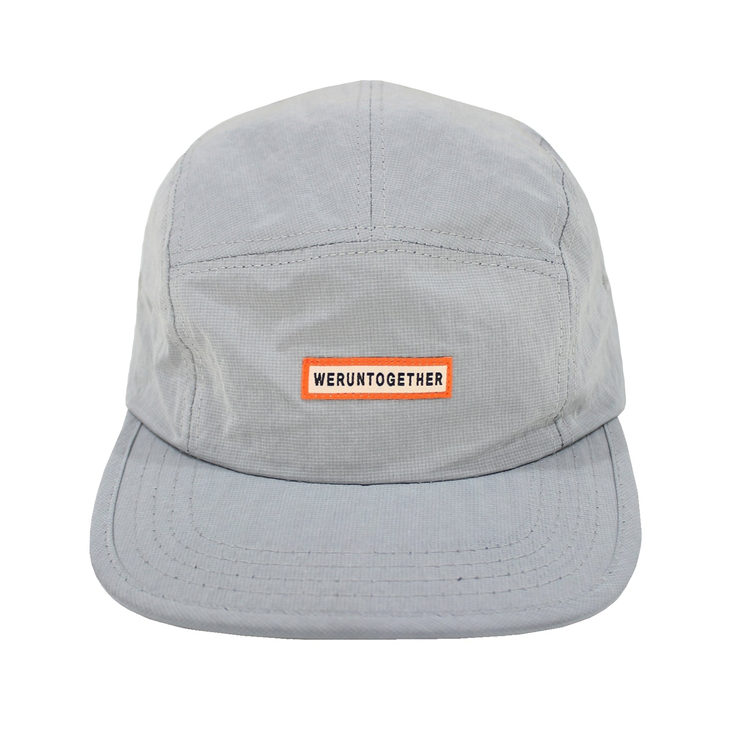 slogan camp cap (gray)