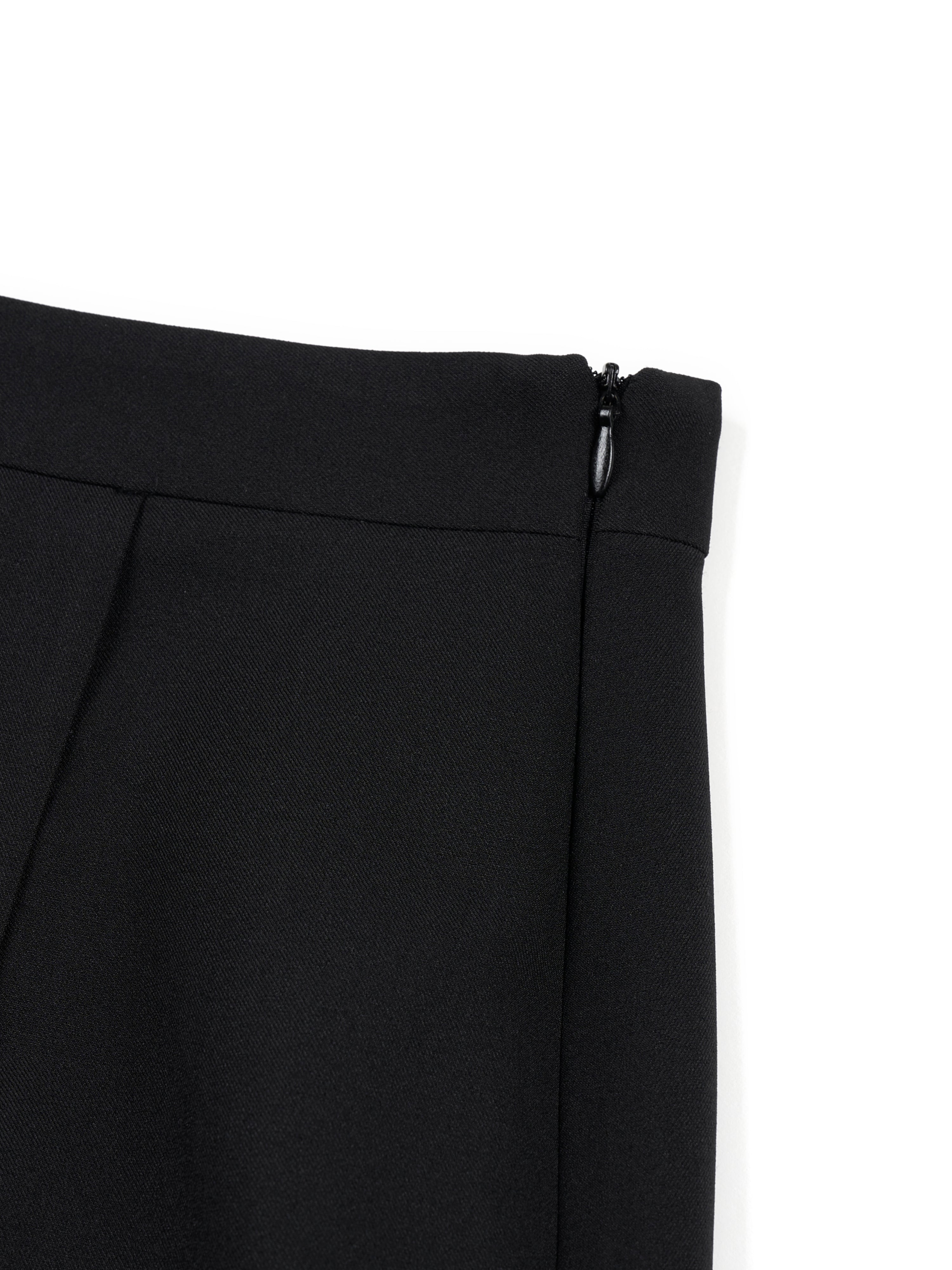 [BREEZE] Mini Midi Long Basic Skirt_BLACK (CTD1)