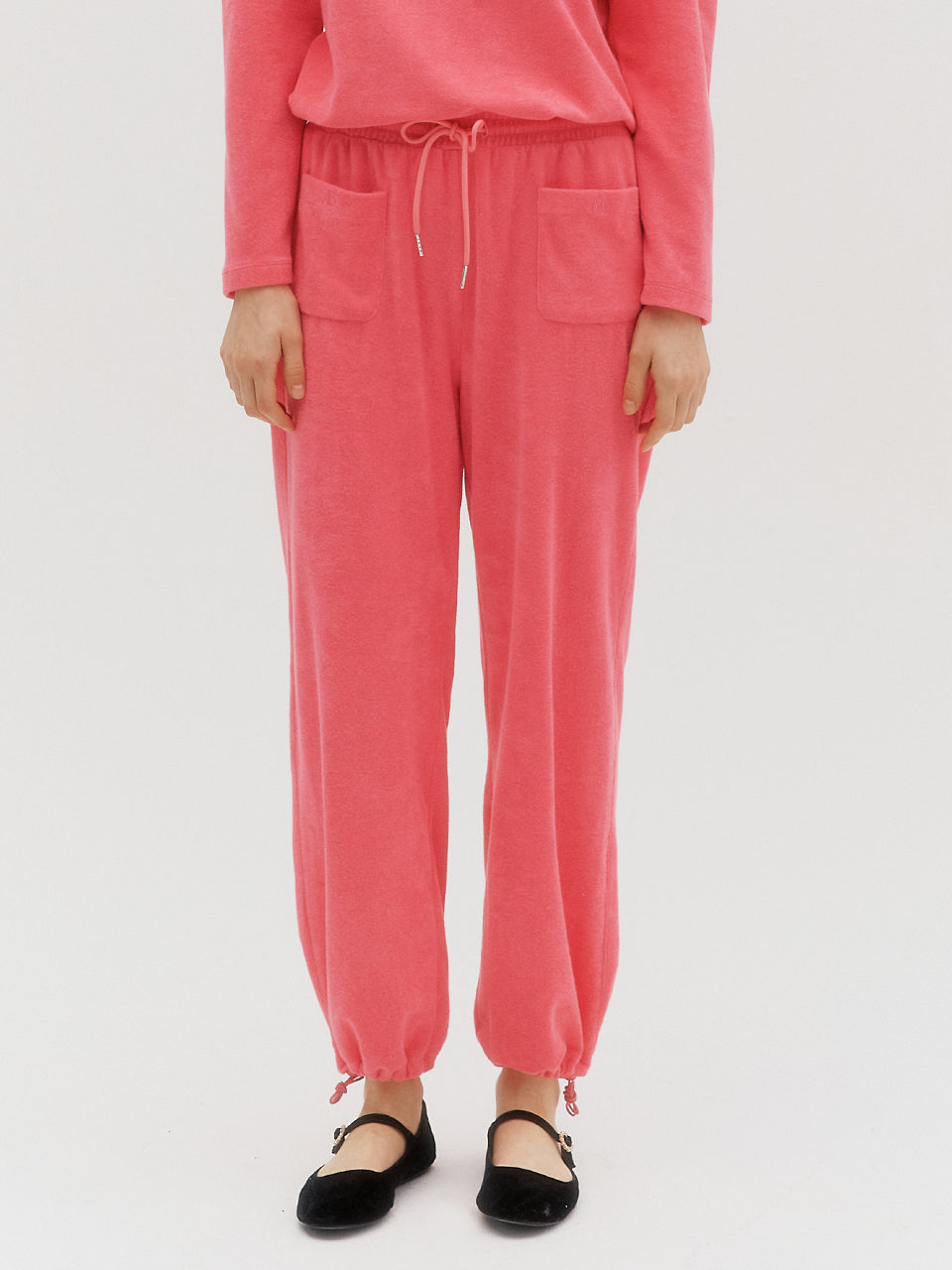 Terry sweat pants - Pink