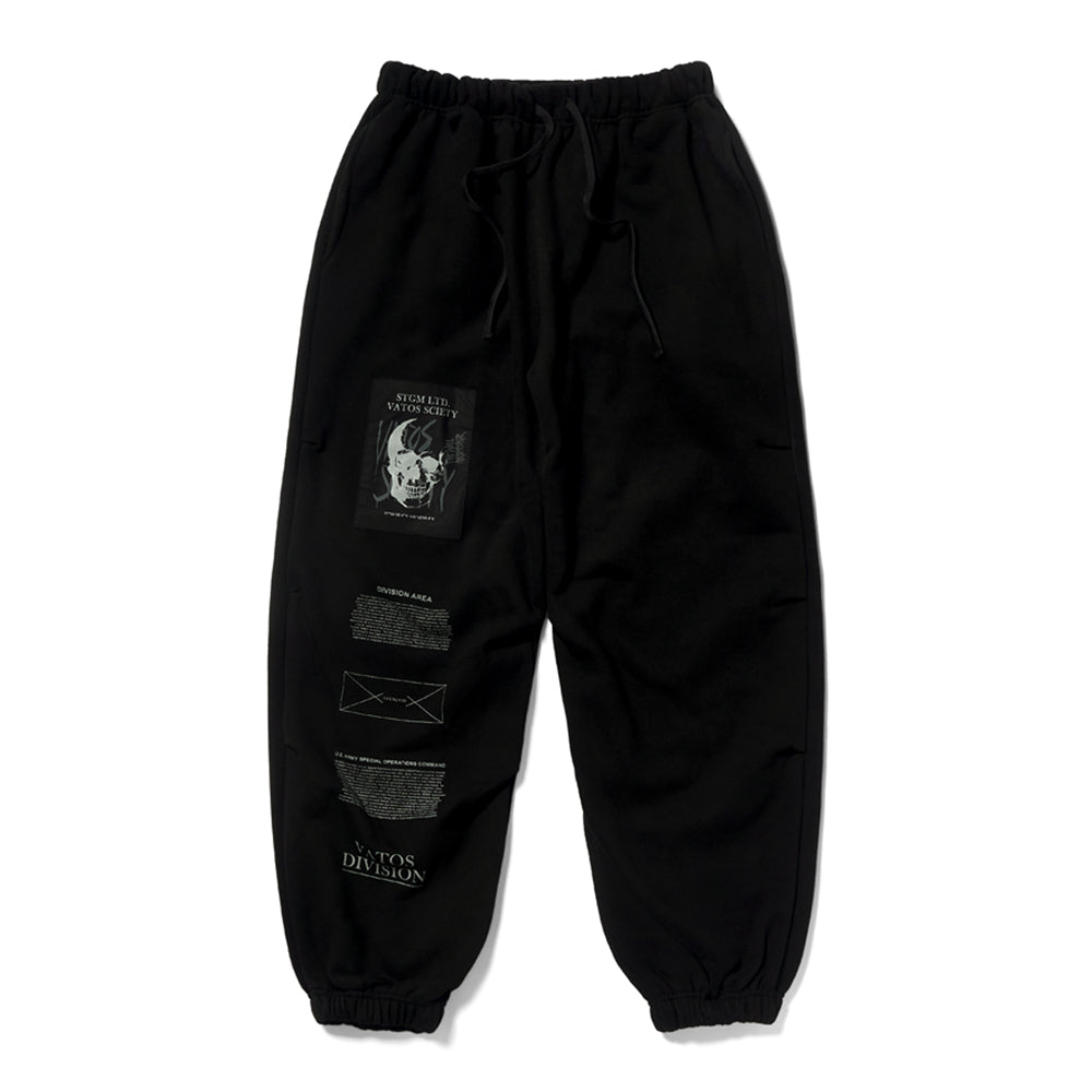 SKULL HEAVY SWEAT WIDE JOGGER PANTS