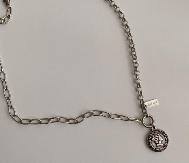 ezs Peso Coin Two Way Necklace