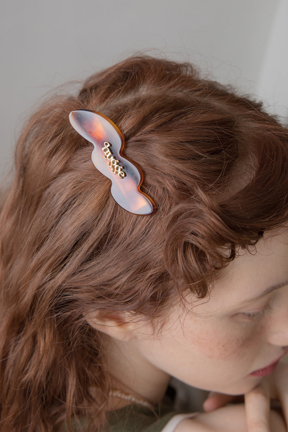 Hygge message marble hairpin (2colors)