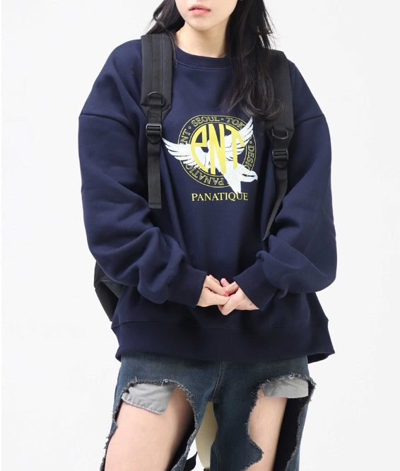 Overfit Panatique Logo Sweatshirt_2color