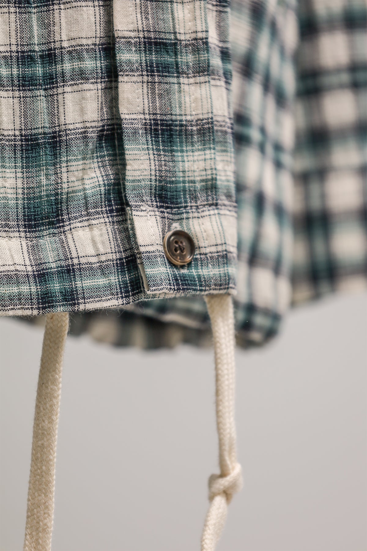 TARTAN POCKET SHIRKET(SHIRTS JACKET)-PERMANENT GREEN