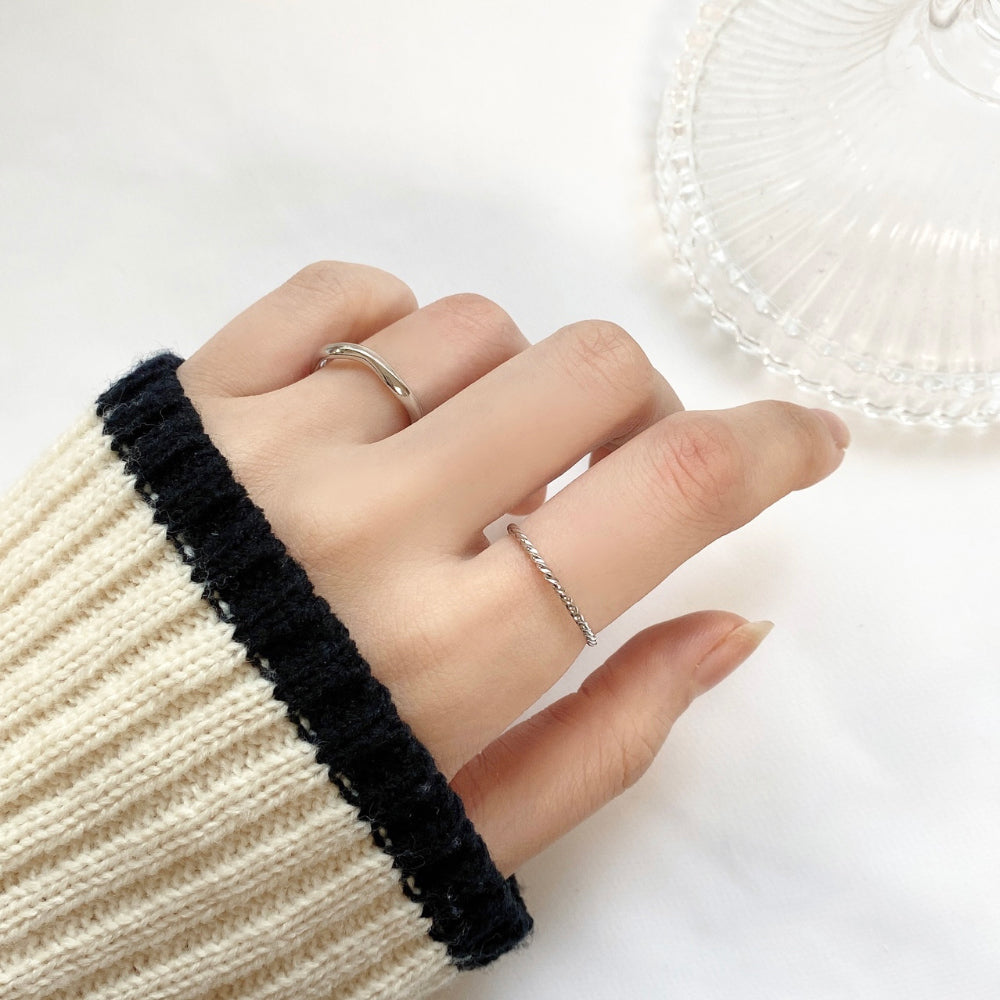 Wave Daily Ring 5 set