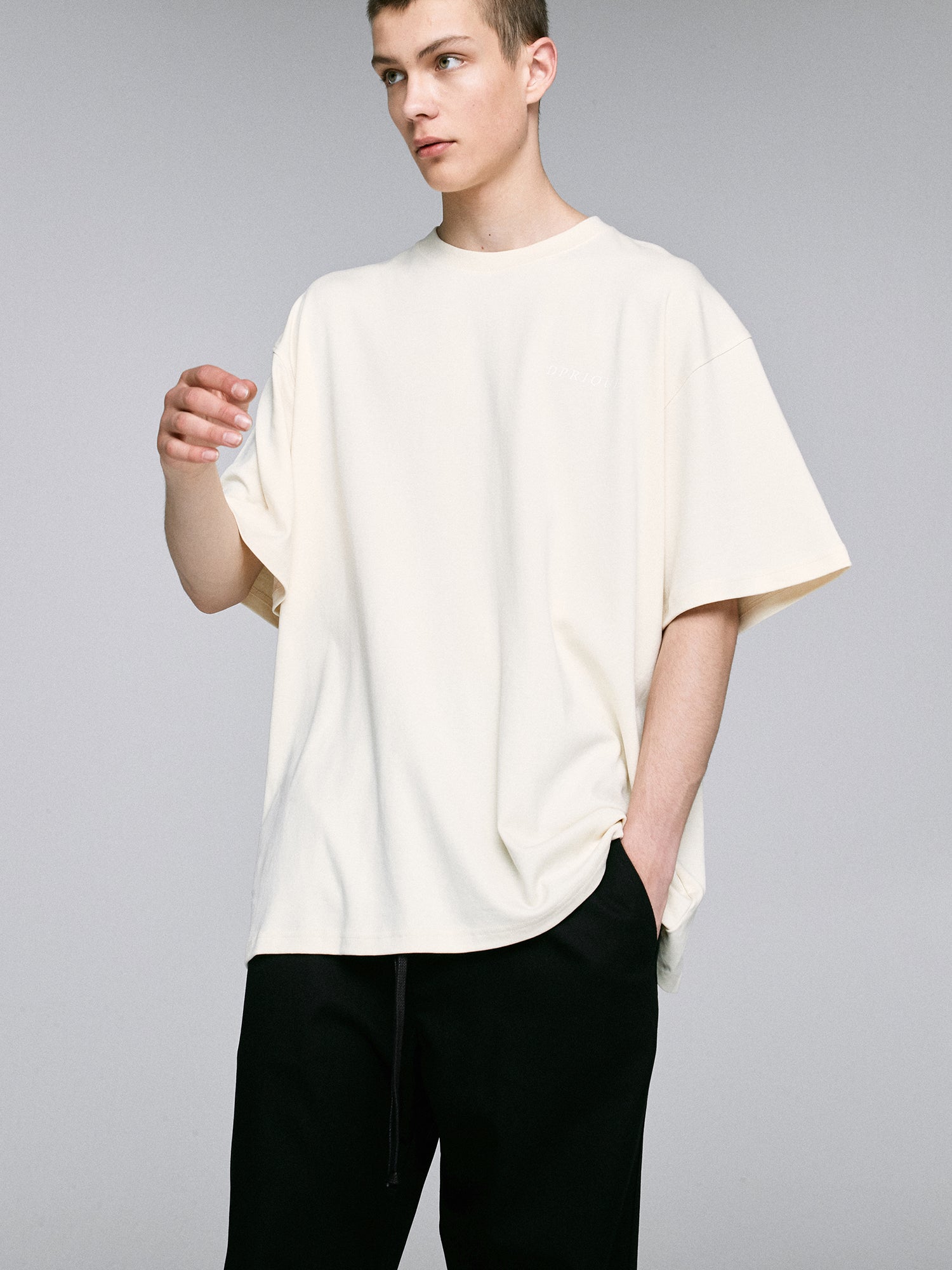 LOGO T-SHIRT - BEIGE