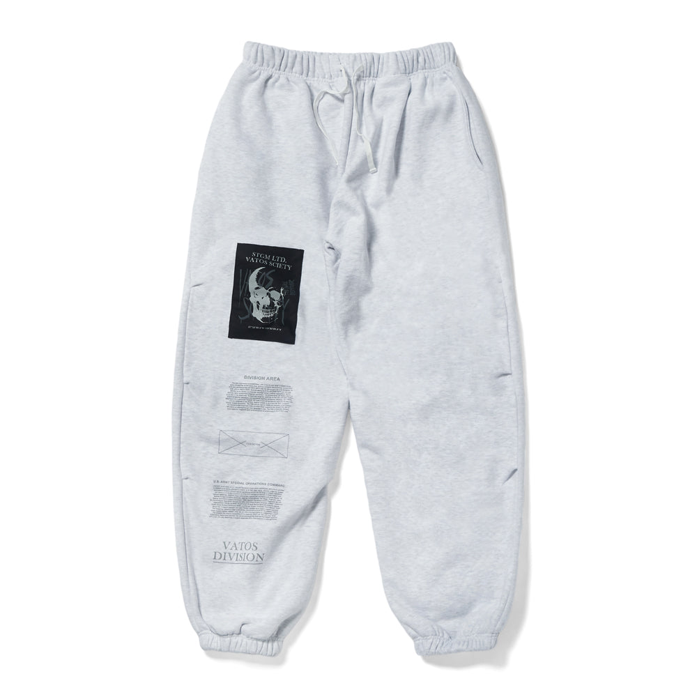 SKULL HEAVY SWEAT WIDE JOGGER PANTS