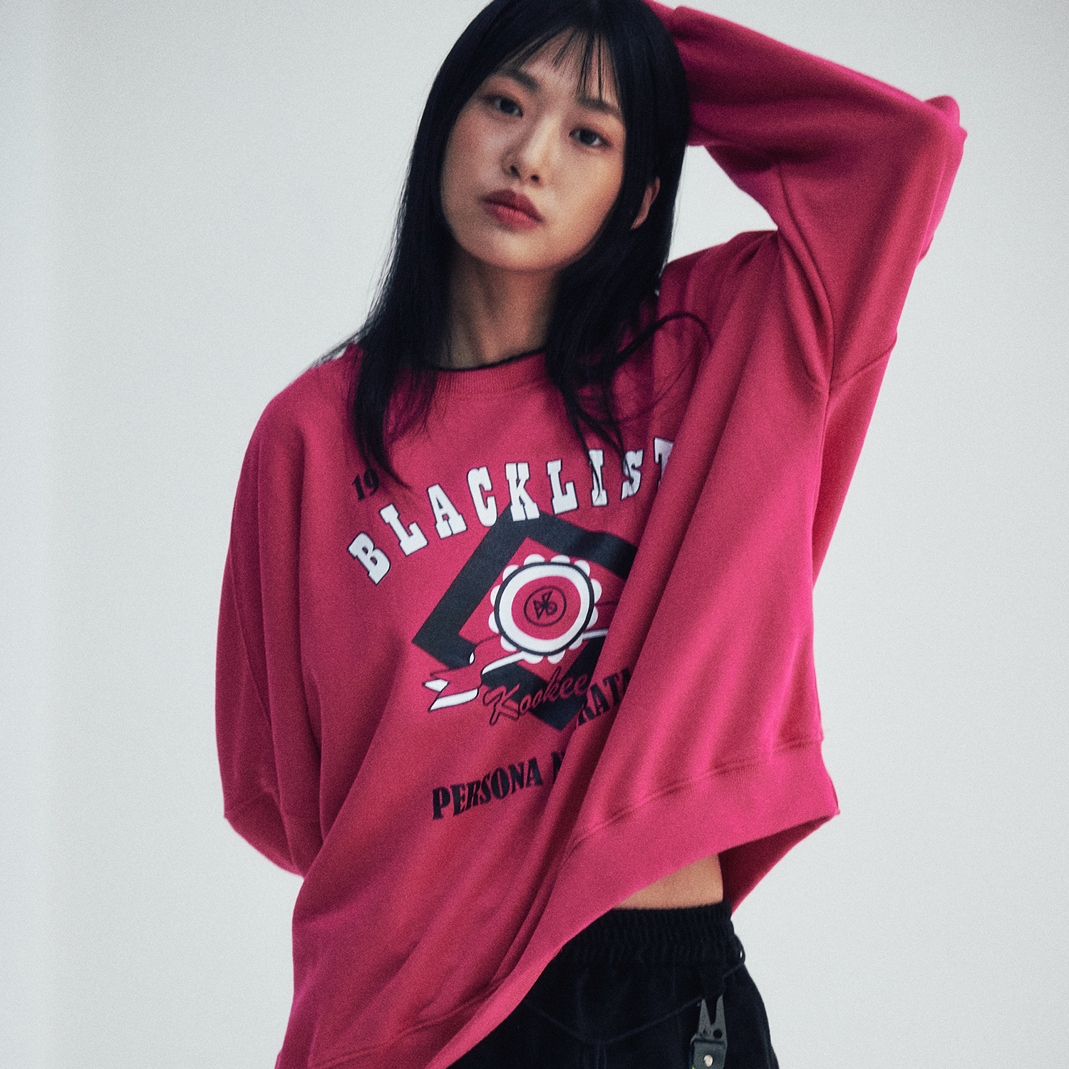 Persona Sweatshirt (Magenta pink)