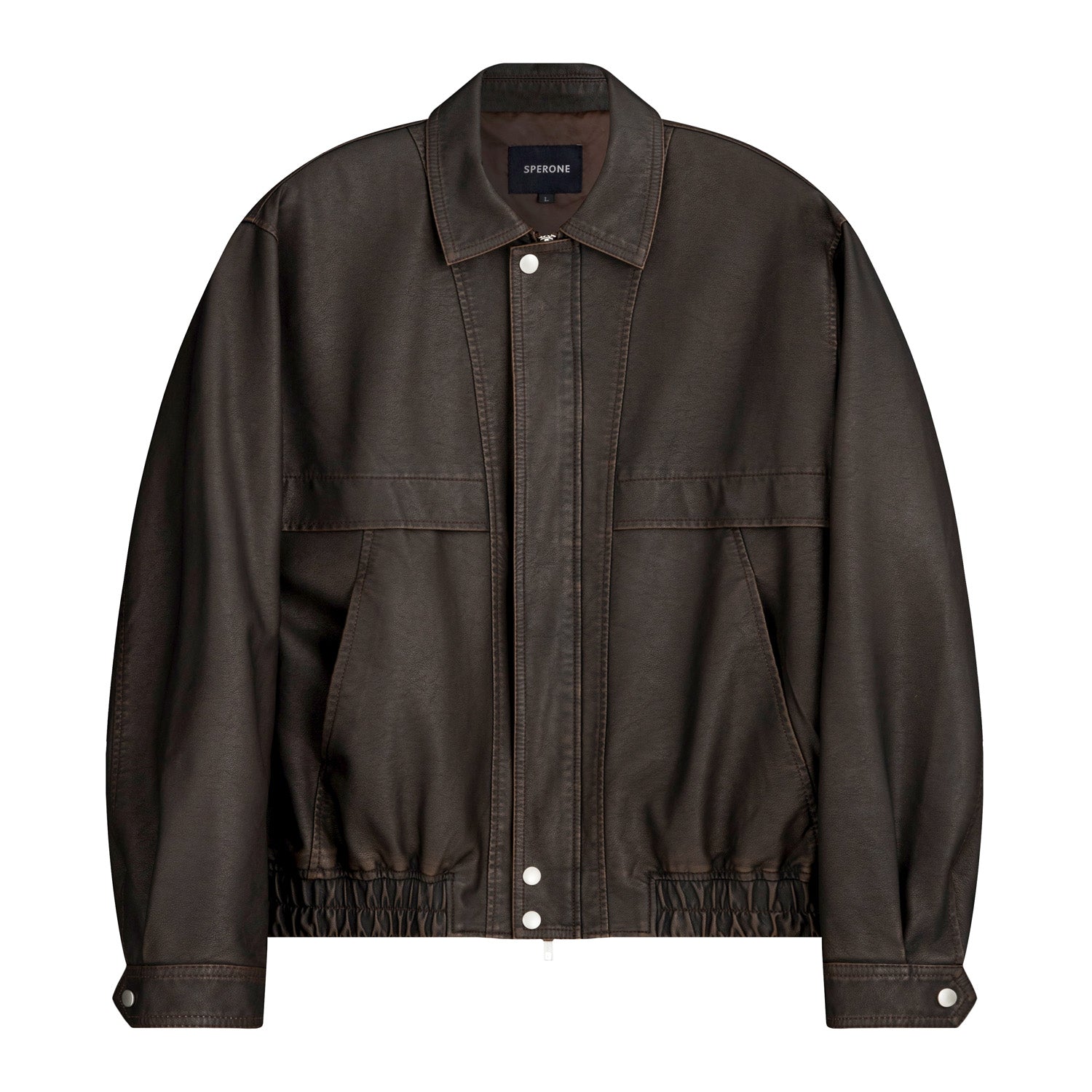 Overfit Washed Heritage Jacket (Brown)