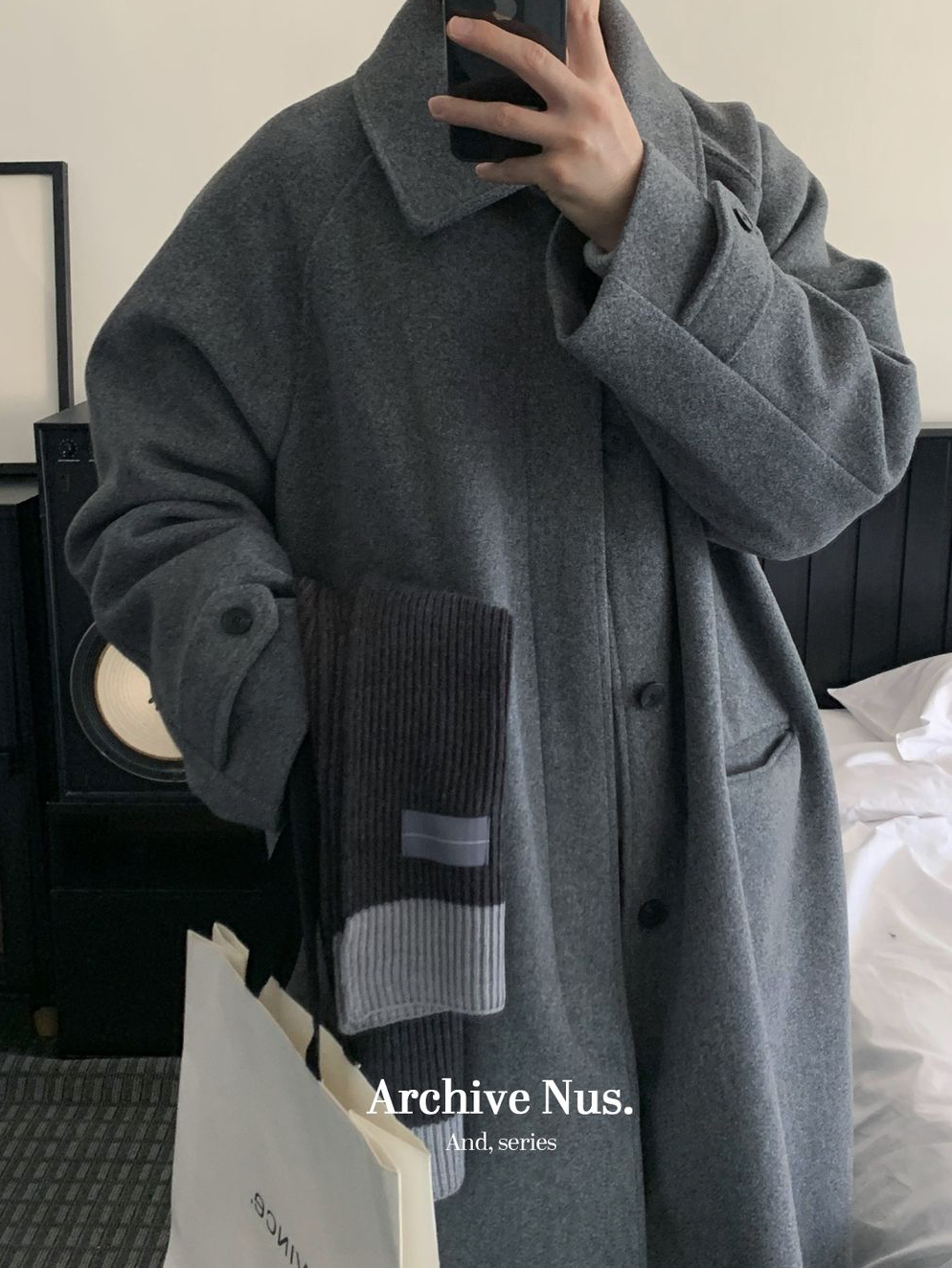 Nus. Archive S-Wool Coat [GREY]