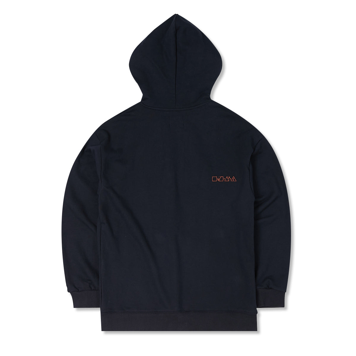 25P SENSE LOGO HOOD ZIP UP_NAVY