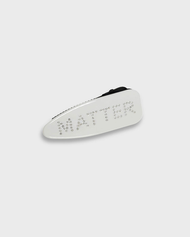 MATTER cubic hair pin (White / Select side) 